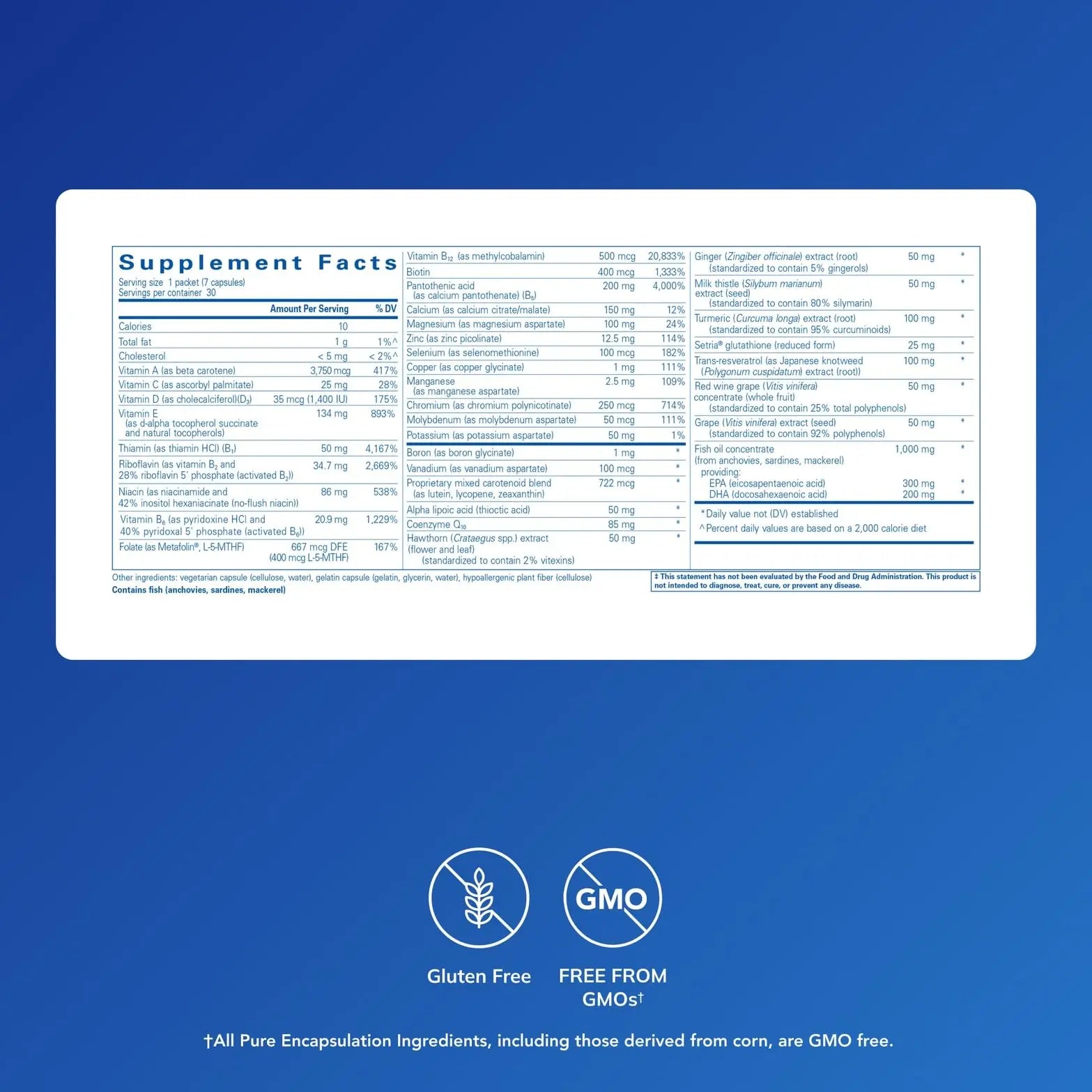 Pure Encapsulations Ultra Pure Pack - Daily Comprehensive Multivitamins - Supports Well-Being* - with Coenzyme Q10, Vitamin C & More Pure Encapsulations buy supplements canada