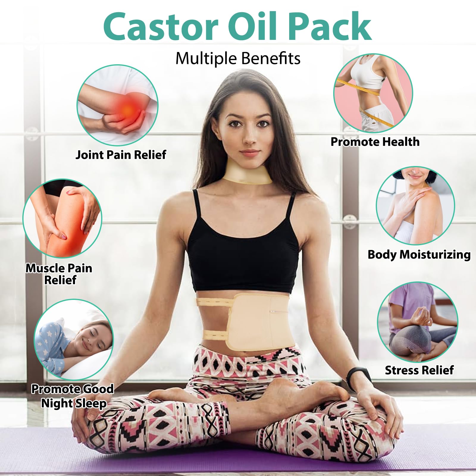 Jamaican Black Castor Oil (2.02 fl oz) with Reusable Castor Oil Pack Wrap, Adjustable Castor Uqrjyfiy buy supplements canada