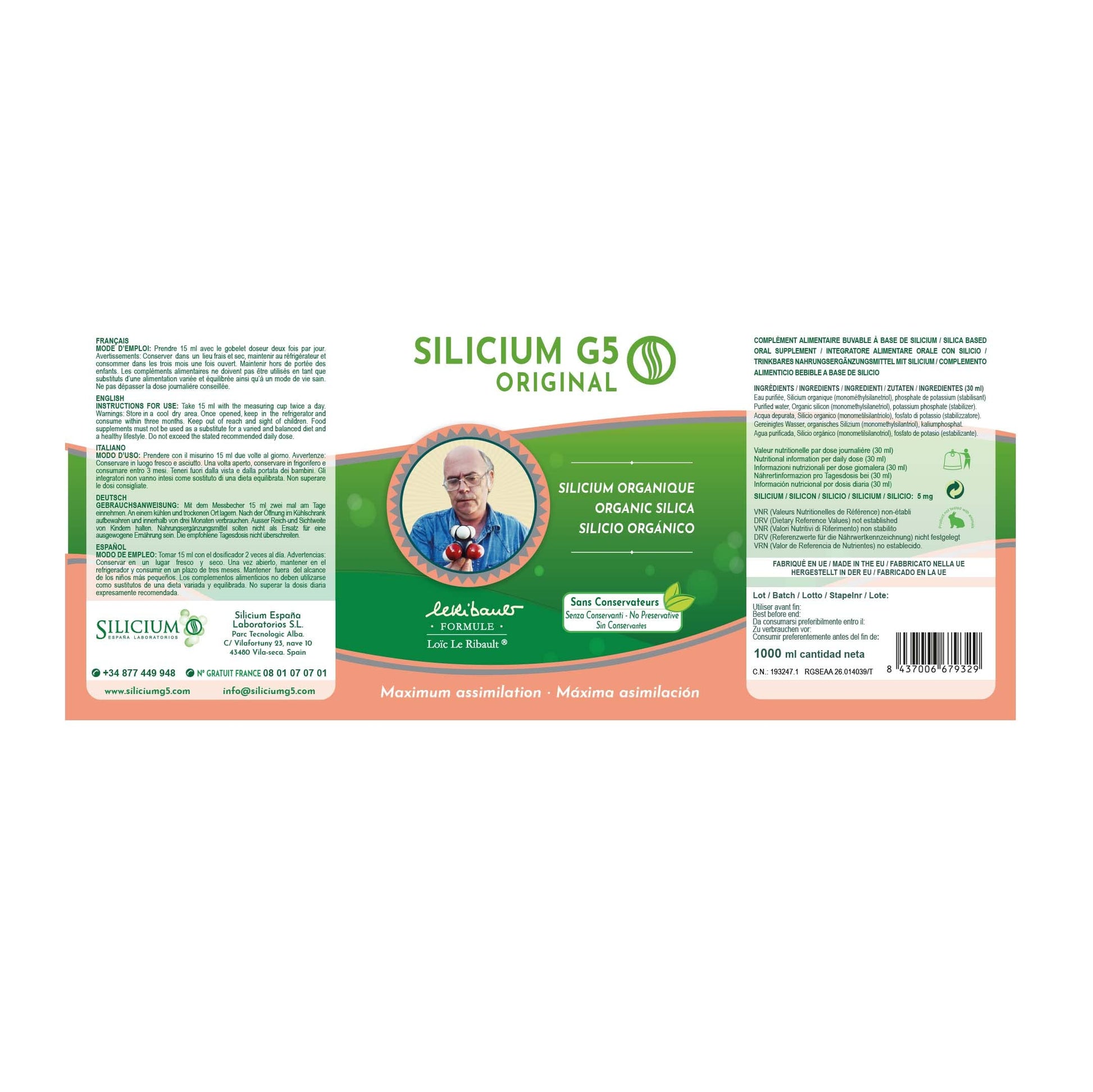 SILICIUM G5 Original | Drinkable Silica | Increases Collagen Production Naturally SILICIUM G5 buy supplements canada