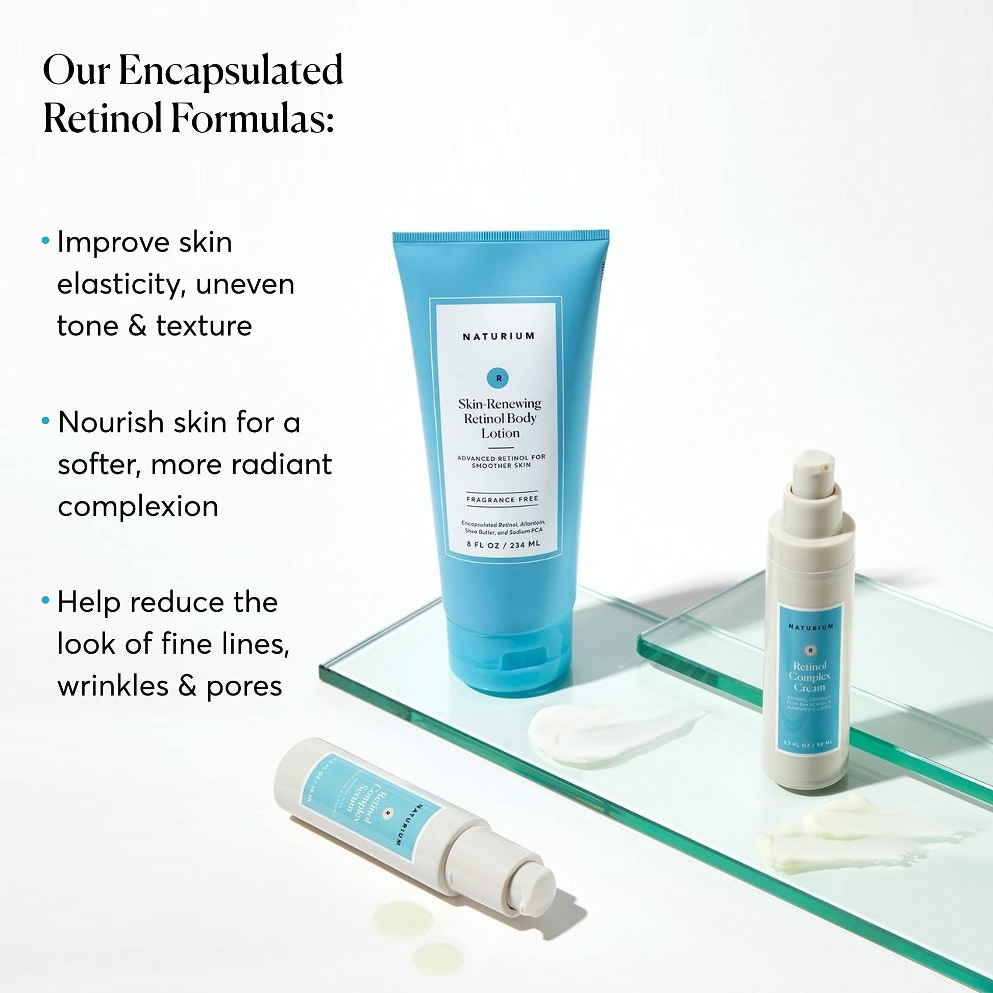 Naturium Skin-Renewing Retinol Body Lotion, Advanced Firming Anti-Aging Skin Care, with Encapsulated Retinol & Shea Butter, 8 oz Naturium buy supplements canada