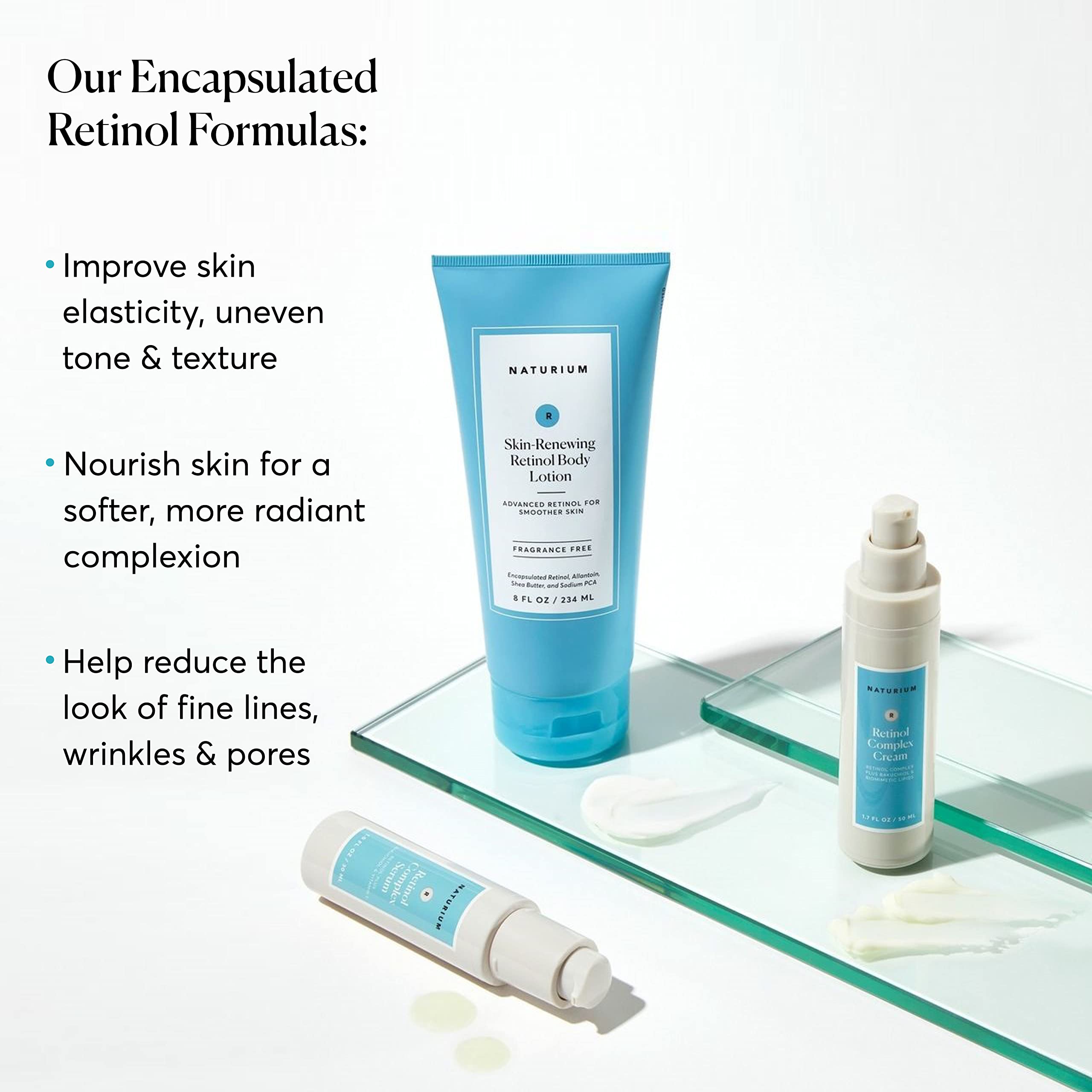 Naturium Skin-Renewing Retinol Body Lotion, Advanced Firming Anti-Aging Skin Care, with Encapsulated Retinol & Shea Butter, 8 oz Naturium buy supplements canada