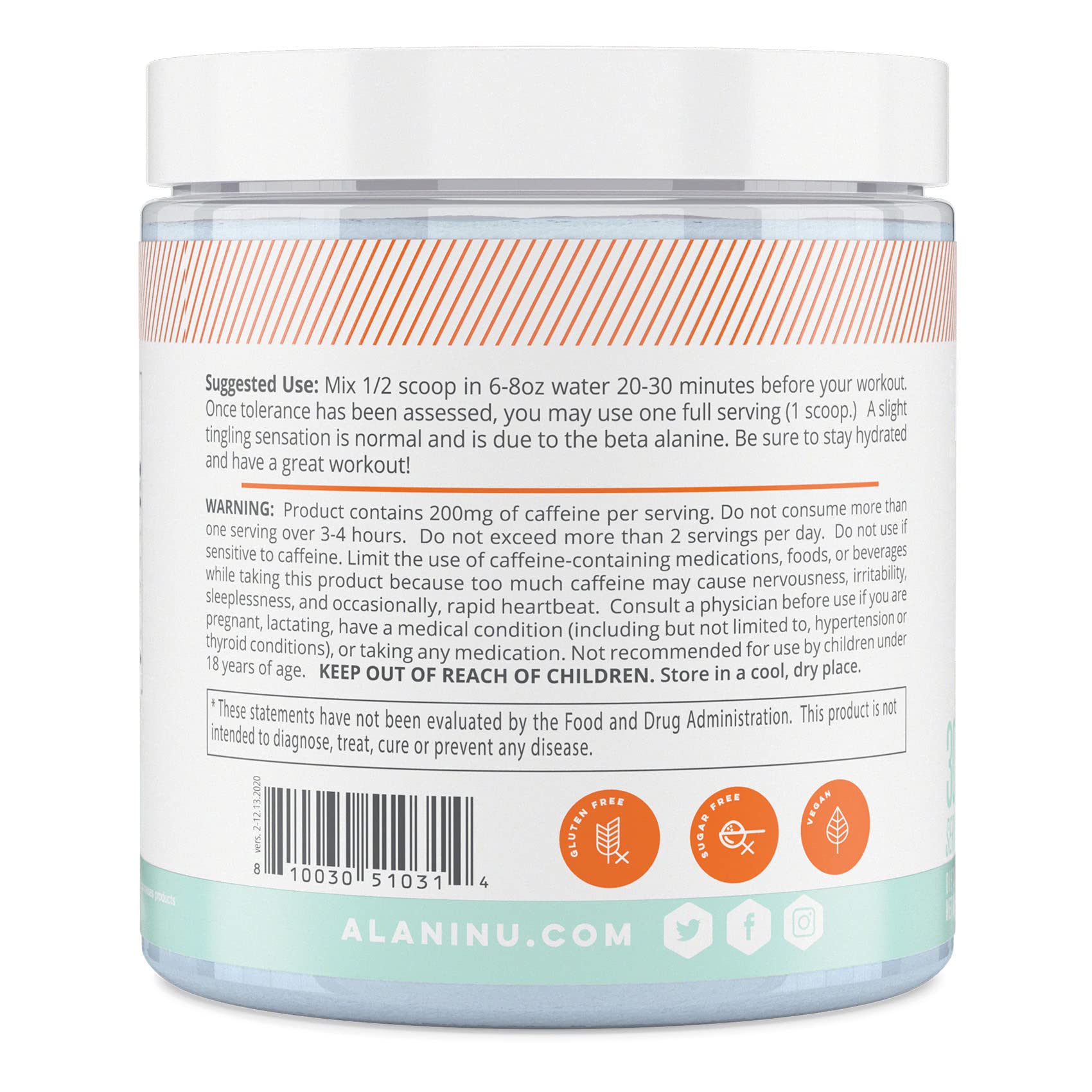 Alani Nu Creatine Monohydrate Powder and Pre Workout Breezeberry Powder Bundle Alani Nu buy supplements canada