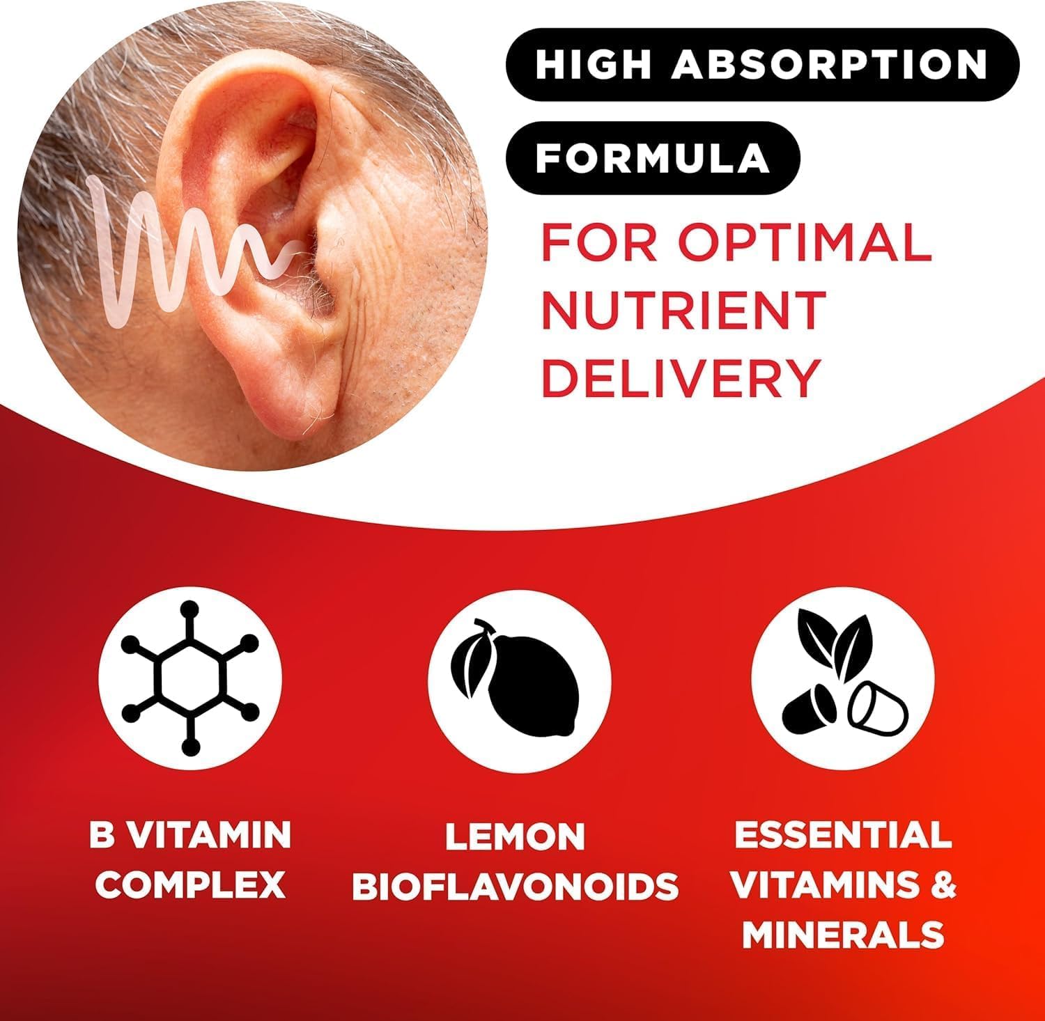 Lipo-Flavonoid Ear Ringing - Doctor-Recommended for Ringing Ears - Clinically Proven Lemon Bioflavonoid Complex with Vitamins C, B1, B2, B6, B12 Lipo-Flavonoid buy supplements canada