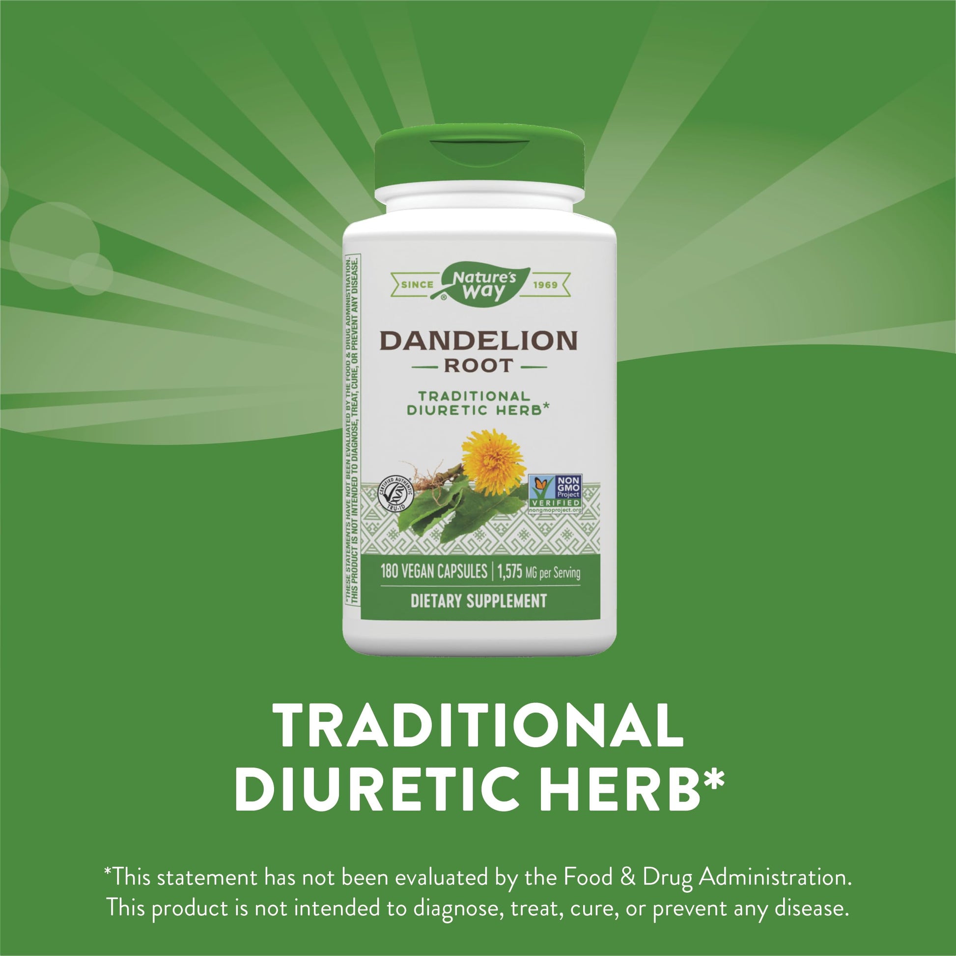 Nature's Way Dandelion Root Diuretic Herb* 525 mg per Capsule Non-GMO Nature's Way buy supplements canada