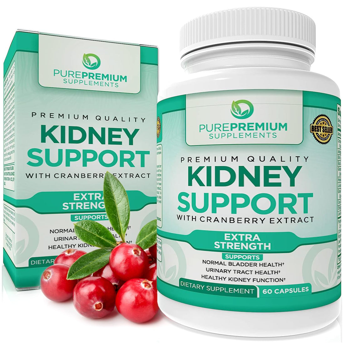 PurePremium Kidney Support Supplement with Cranberry Extract - Kidney Cleanse, Detox PurePremium Supplements buy supplements canada