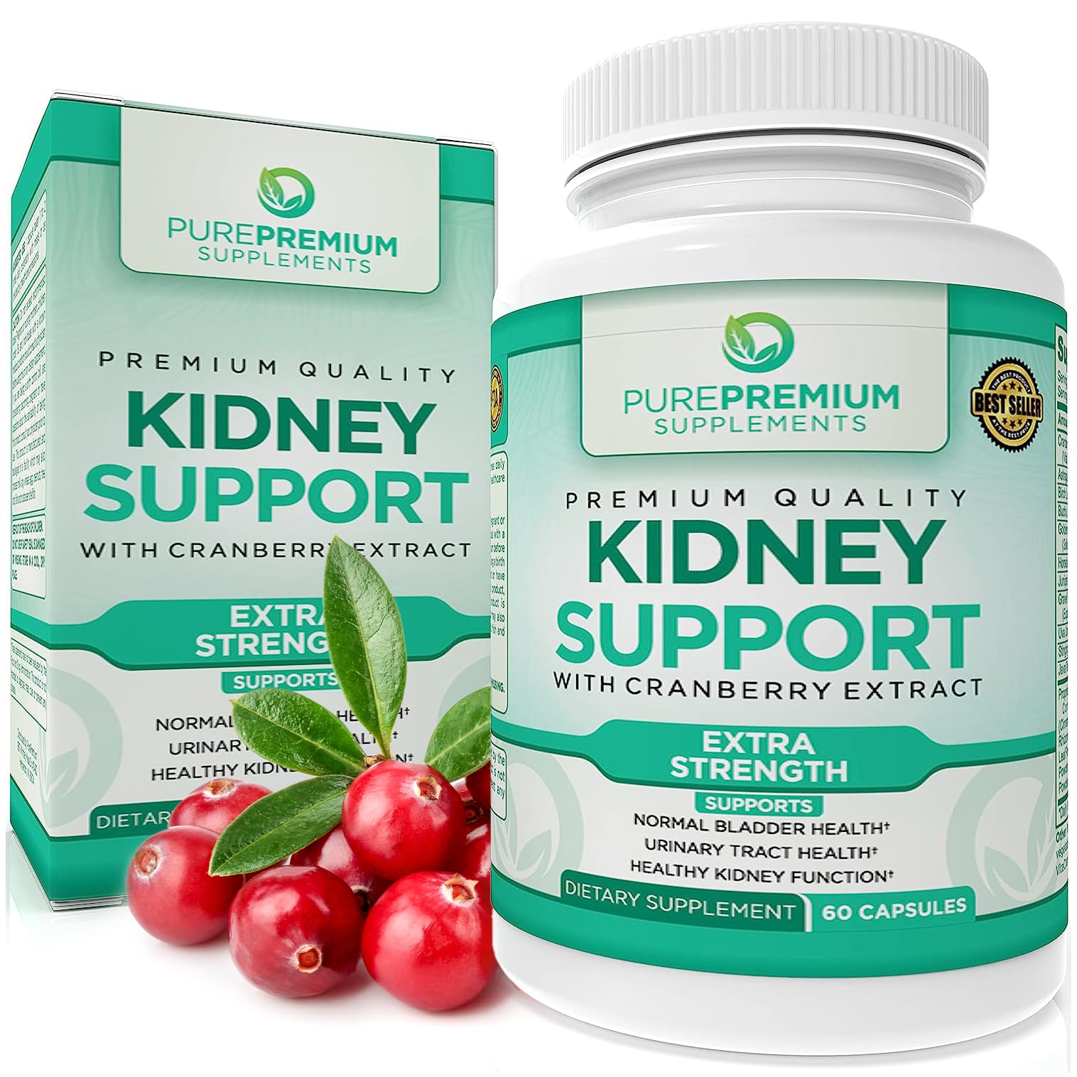 PurePremium Kidney Support Supplement with Cranberry Extract - Kidney Cleanse, Detox PurePremium Supplements buy supplements canada