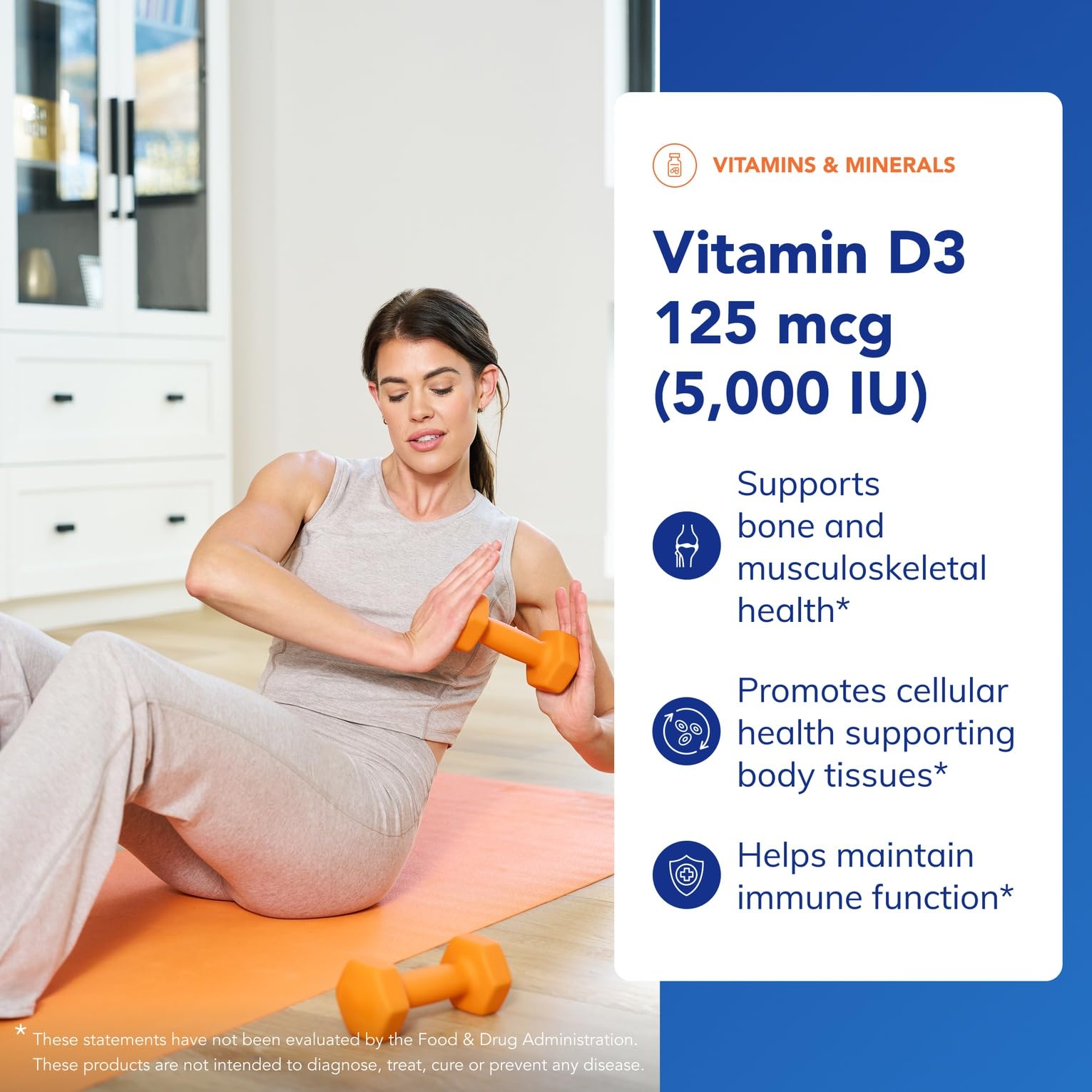 Pure Encapsulations Vitamin D3 125 mcg (5,000 IU) - Supplement to Support Bone, Joint, Breast, Heart, Colon, and Immune Health Pure Encapsulations buy supplements canada
