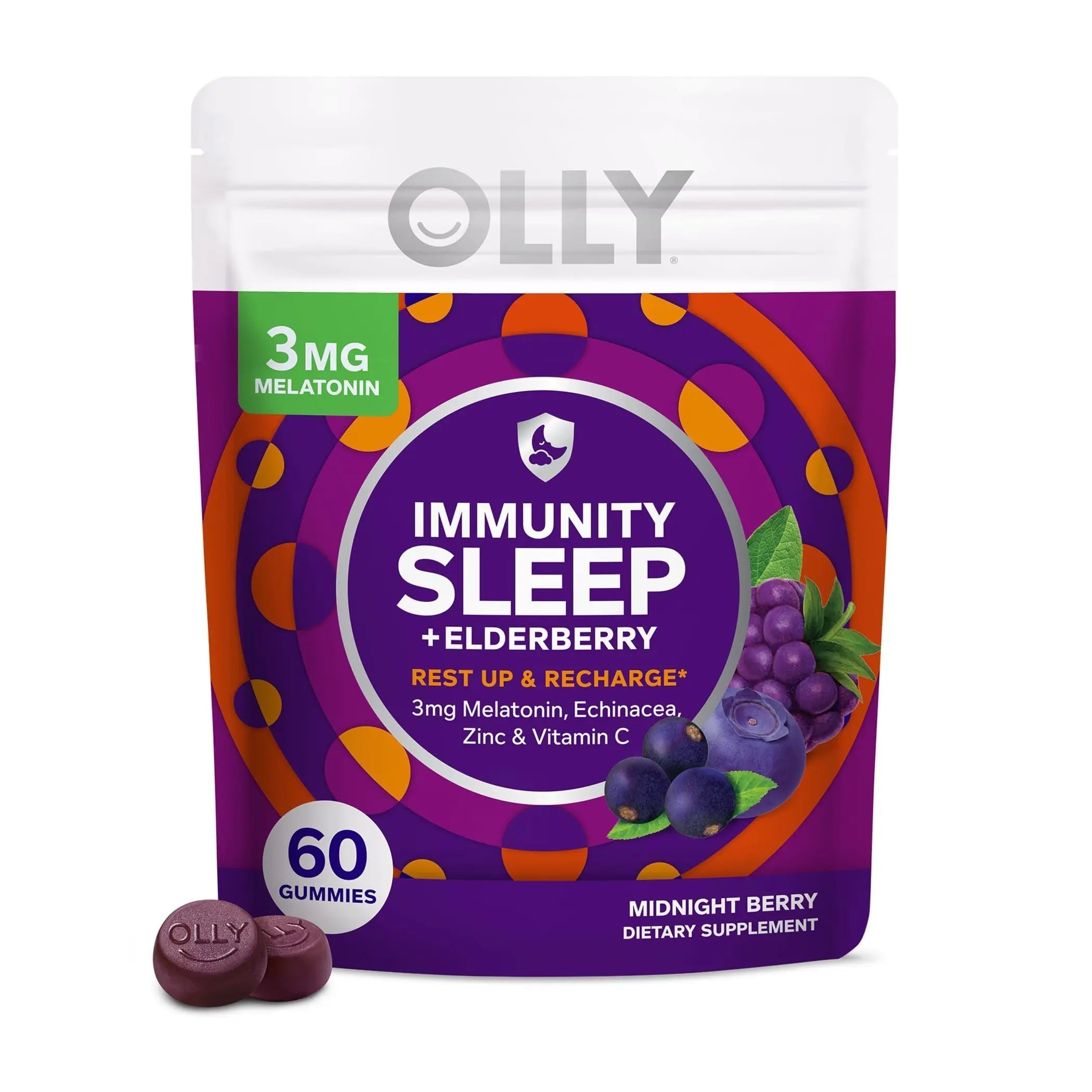 OLLY Immunity Sleep and Women's Multivitamin Gummy Vitamin Bundle (60 + 90 Count) OLLY buy supplements canada