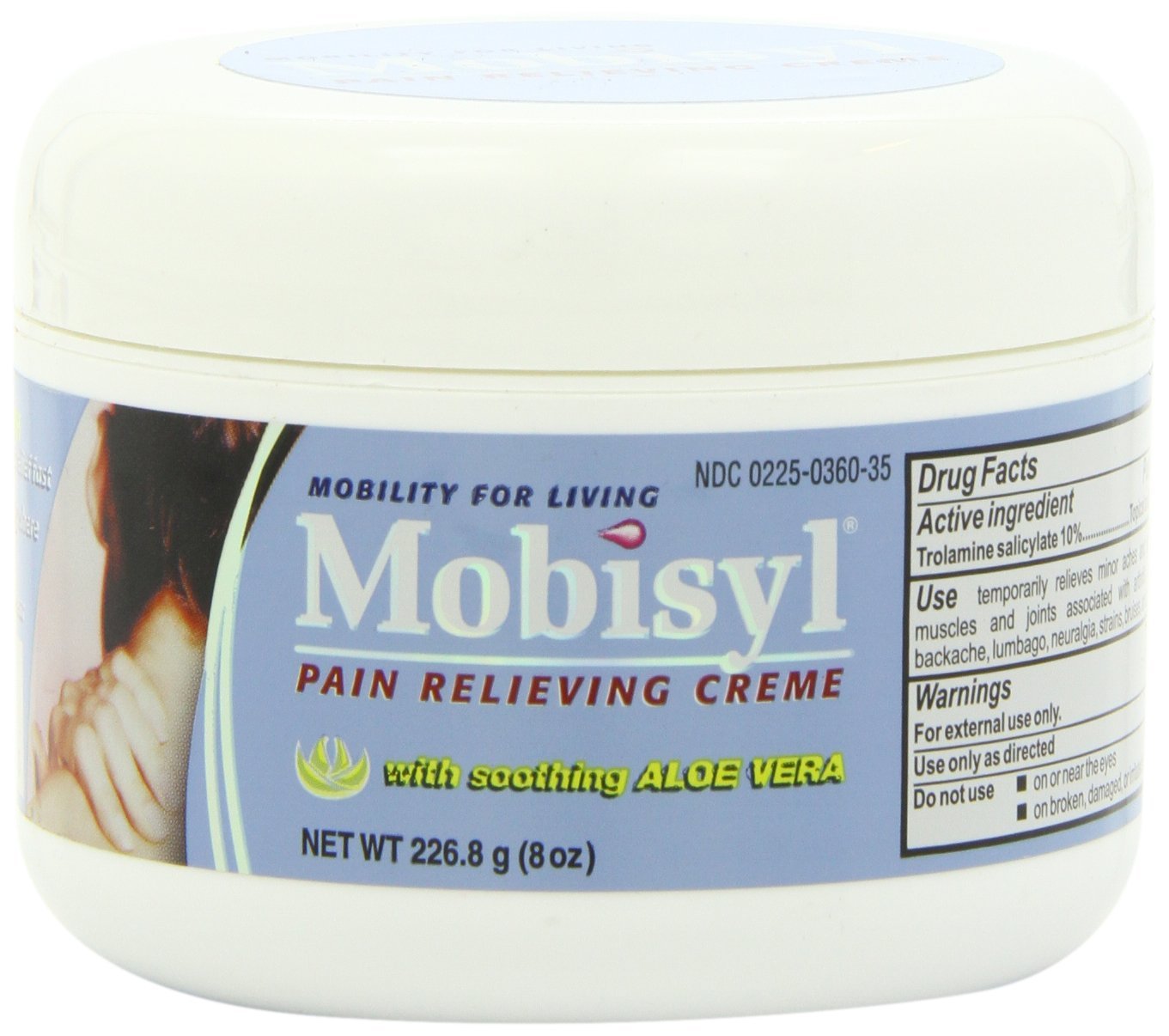 Mobisyl Pain Relieving Creme with Soothing Aloe Vera, 8 Ounce (Pack of 3) Mobisyl buy supplements canada