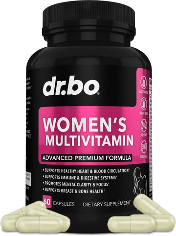 Womens Multivitamin - Natural Daily Multi Vitamins for Women - Womans Energy Vitamin DR. BO buy supplements canada