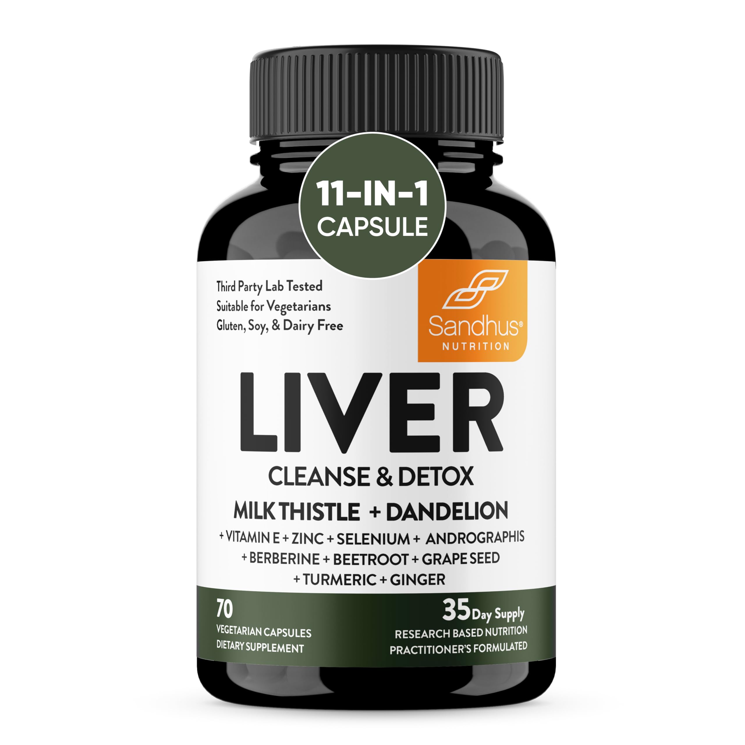 Sandhu's Liver Renew Cleanse Detox, Repair & Support |70 Capsules| 1 Month+ Supply Sandhu's buy supplements canada