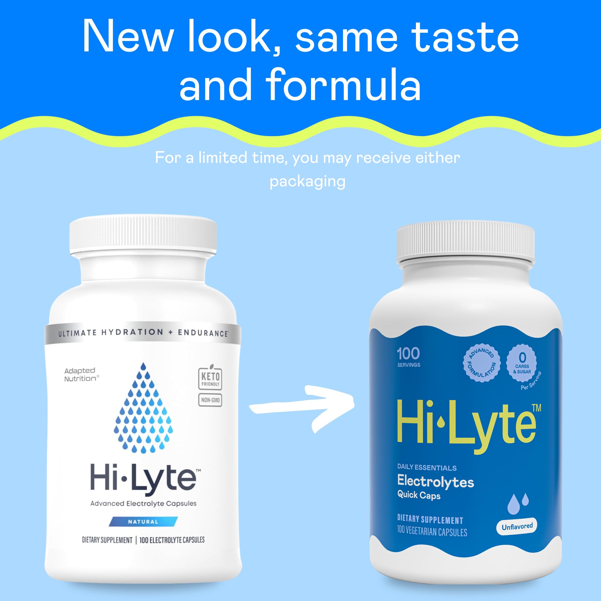 Hi-Lyte Unflavored Electrolyte Capsules - Hydration Support Supplement Tablets - Sodium, Potassium, Magnesium - 100 Servings Hi-Lyte buy supplements canada