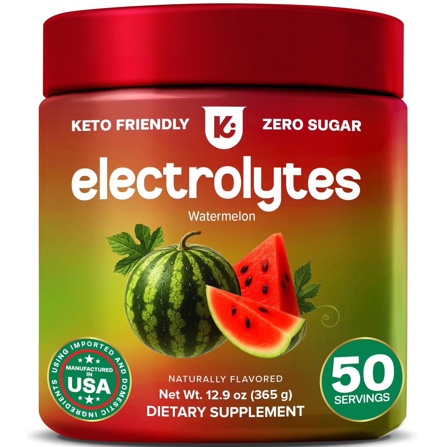 Keppi Electrolytes Powder – Watermelon Flavor – 50 Servings – Electrolytes Powder No Sugar for Hydration – Keto & Fasting Friendly Electrolyte Drink w/Magnesium Keppi buy supplements canada