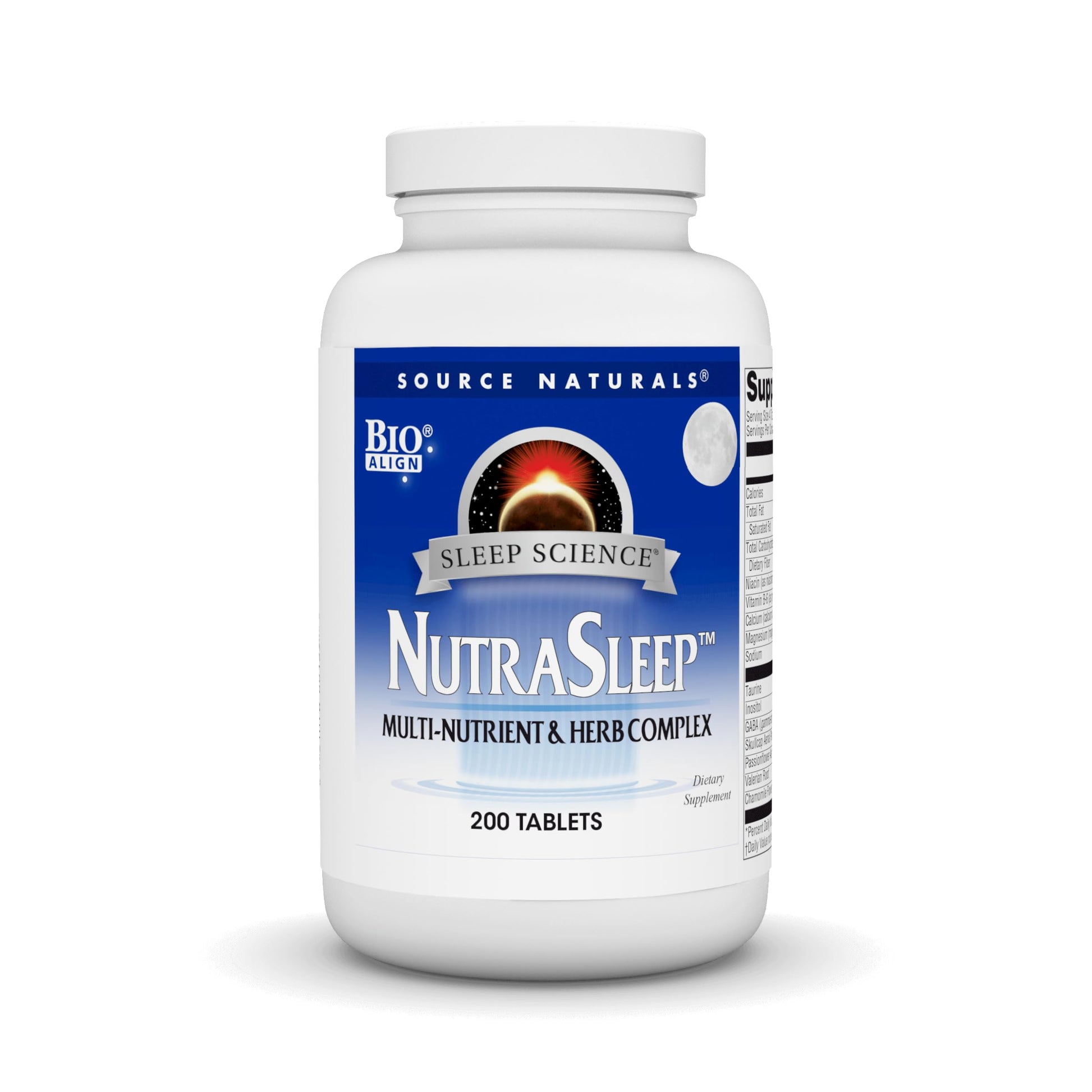 Source Naturals NutraSleep, Melatonin-Free Multi-Nutrient & Herb Complex, Vegetarian Formula for Relaxation Support - 200 Tablets Source Naturals buy supplements canada