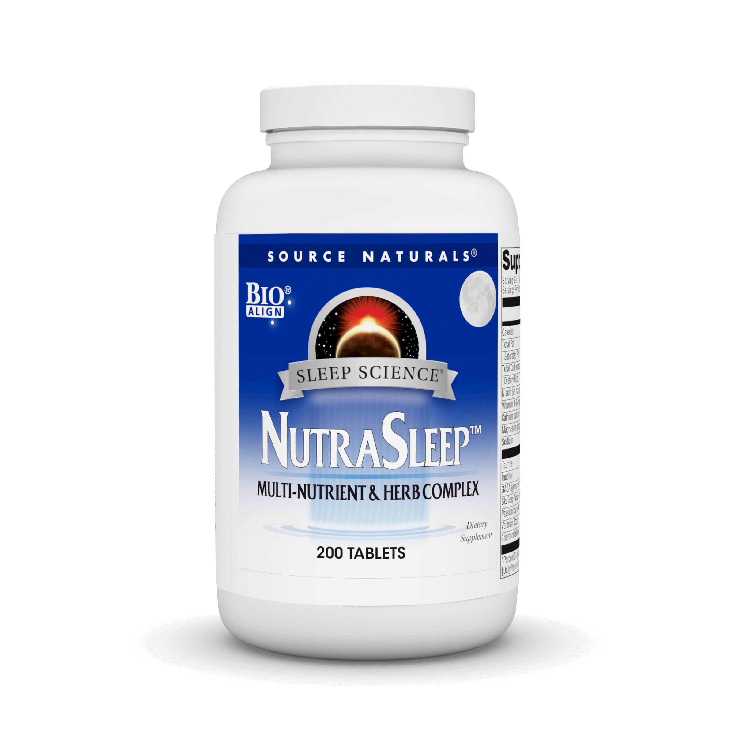 Source Naturals NutraSleep, Melatonin-Free Multi-Nutrient & Herb Complex, Vegetarian Formula for Relaxation Support - 200 Tablets Source Naturals buy supplements canada