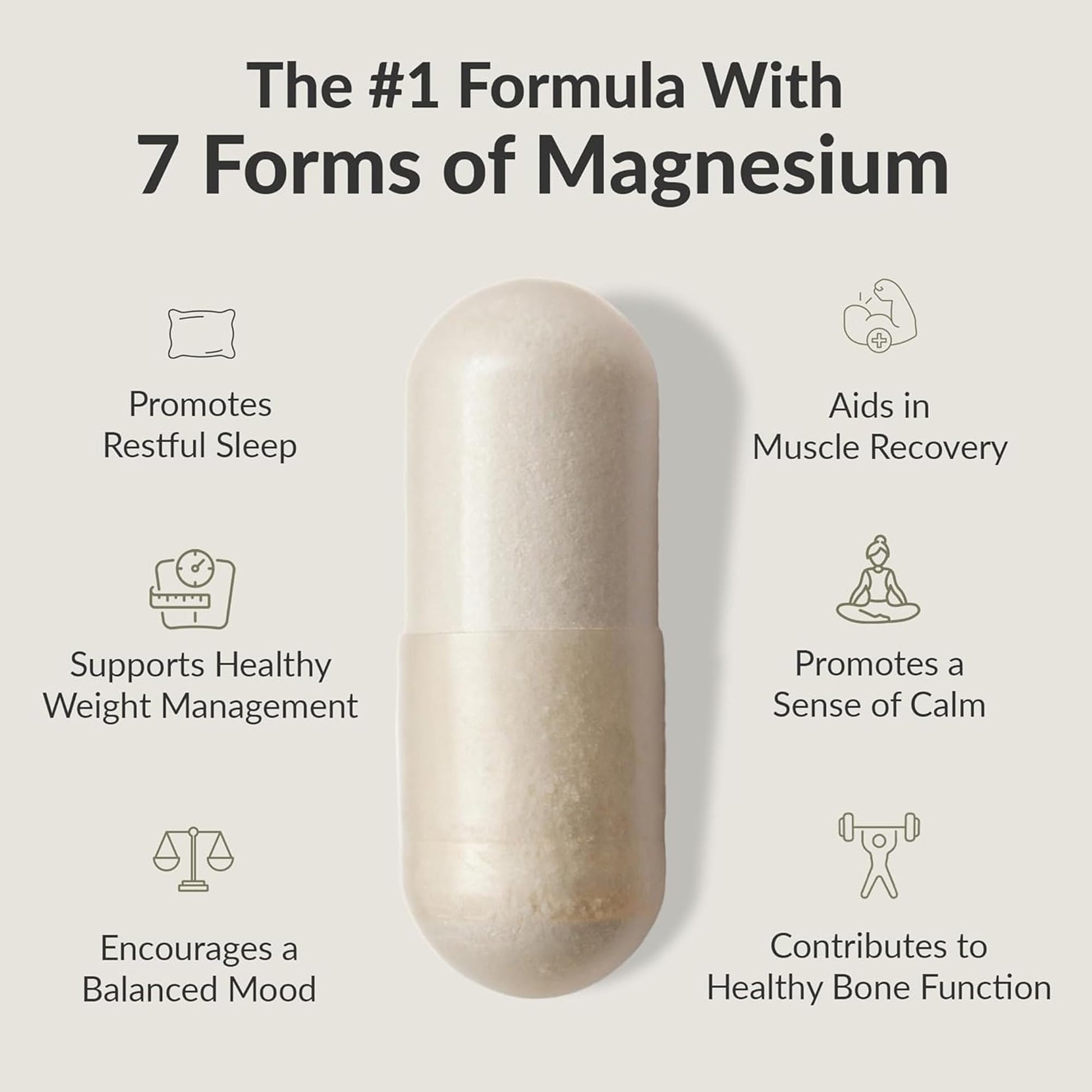 BIOptimizers Magnesium Breakthrough Supplement with 500mg - 7 Forms of Magnesium: Glycinate, Malate, Citrate, and More - Natural Support for Sleep and Cognitive Function -30 Capsules- Calming Vitamins BIOptimizers buy supplements canada