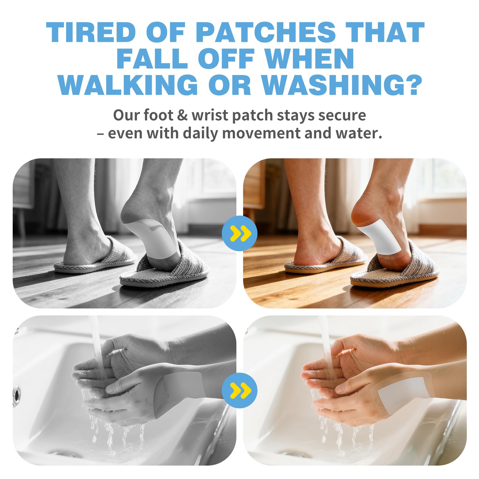 CARELAND Plantar Fasciitis Lidocaine Pain Patches with Hydrogel Technology- Waterproof with Sticky Border, 12 Hour Pain Relief - Contours to Your Foot - 16 Ct CARELAND buy supplements canada