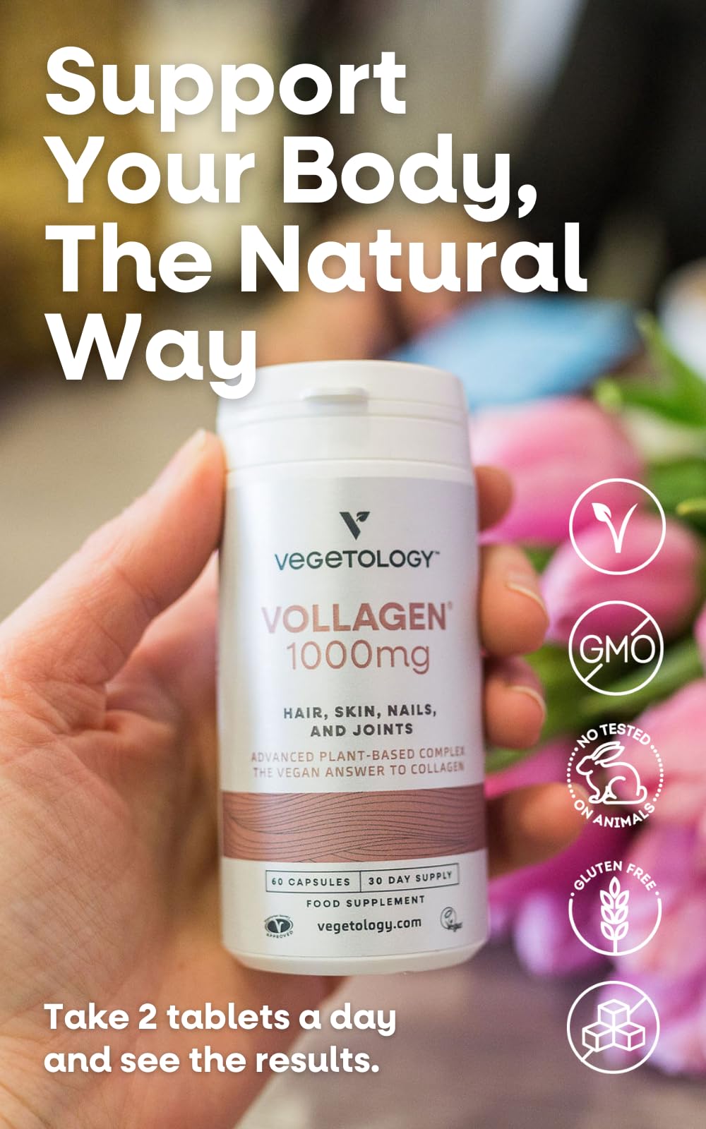 Vegetology Vollagen® Plant Based Complex – Plant Based Protein Alternative to Collagen VEGETOLOGY buy supplements canada