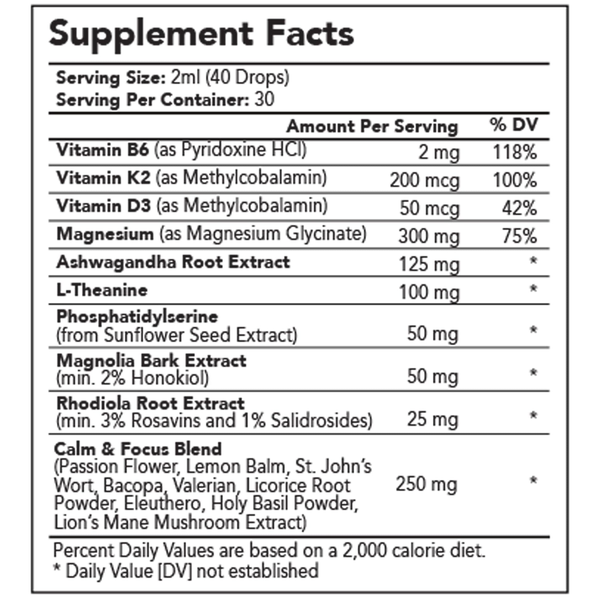 Cortisol Manager Drops with Magnesium & Ashwagandha - Advanced Liquid Blend for Relaxation, Supports Restful Sleep, Fast-Absorbing Liquid, Non-GMO, 2 Fl Oz taolemi buy supplements canada