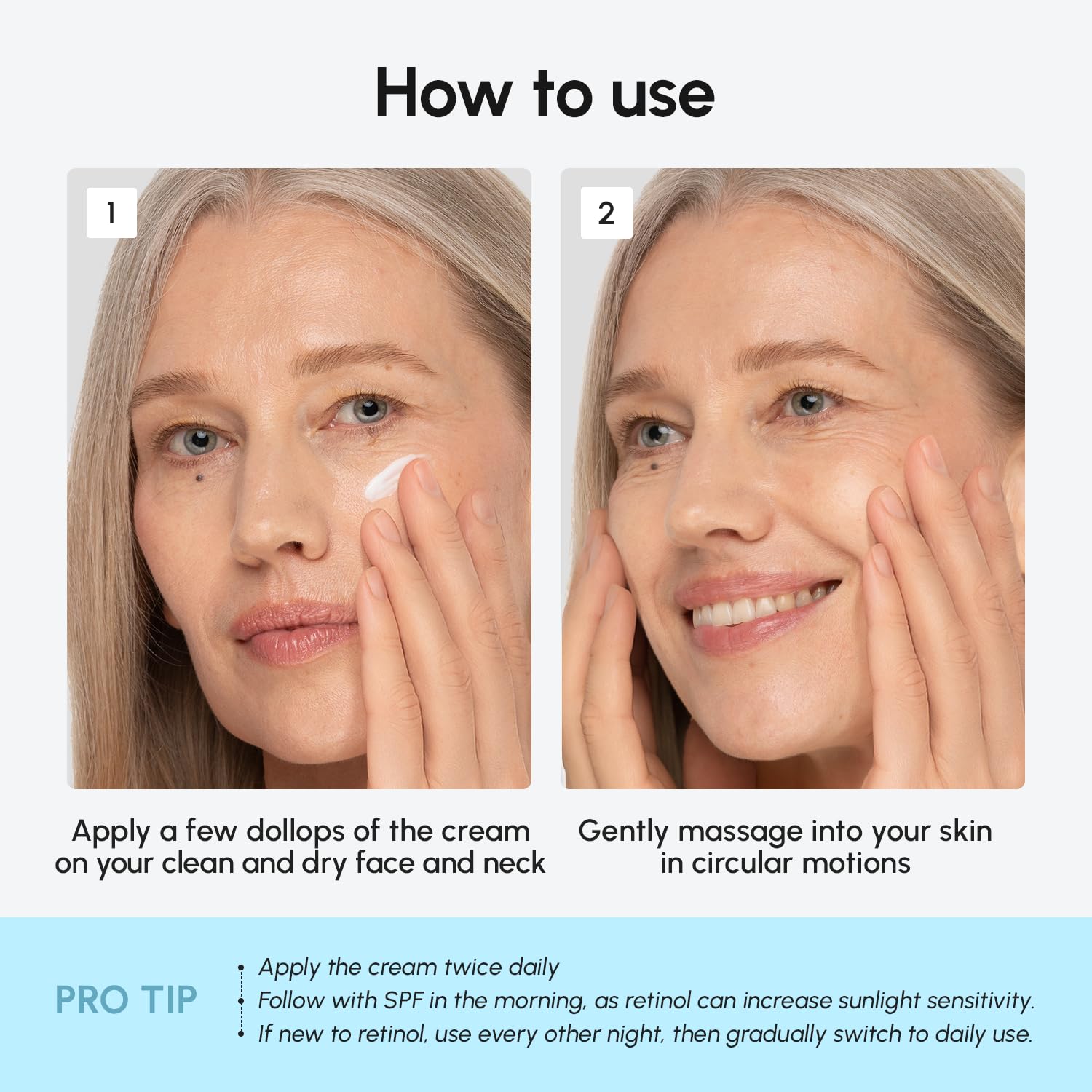 MAREE Face Moisturizer Retinol Cream for Face – Daily Wrinkle Cream for Women – Anti-Aging Face Cream – Facial Moisturizer with Collagen MAREE buy supplements canada
