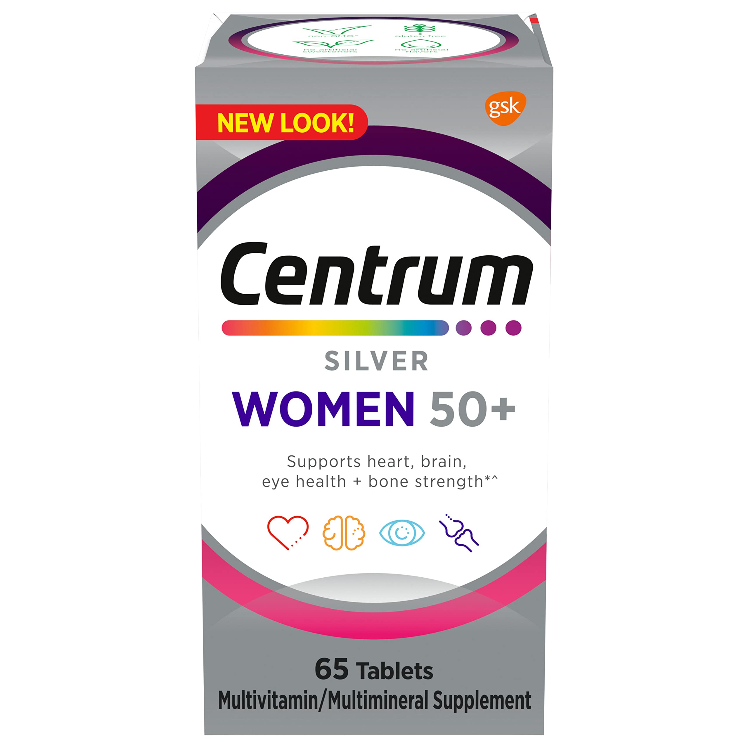 Centrum Silver Women's Multivitamin for Women 50 Plus, Multivitamin/Multimineral Supplement with Vitamin D3, B Vitamins, Non-GMO Ingredients Centrum buy supplements canada