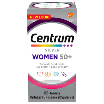 Centrum Silver Women's Multivitamin for Women 50 Plus, Multivitamin/Multimineral Supplement with Vitamin D3, B Vitamins, Non-GMO Ingredients Centrum buy supplements canada