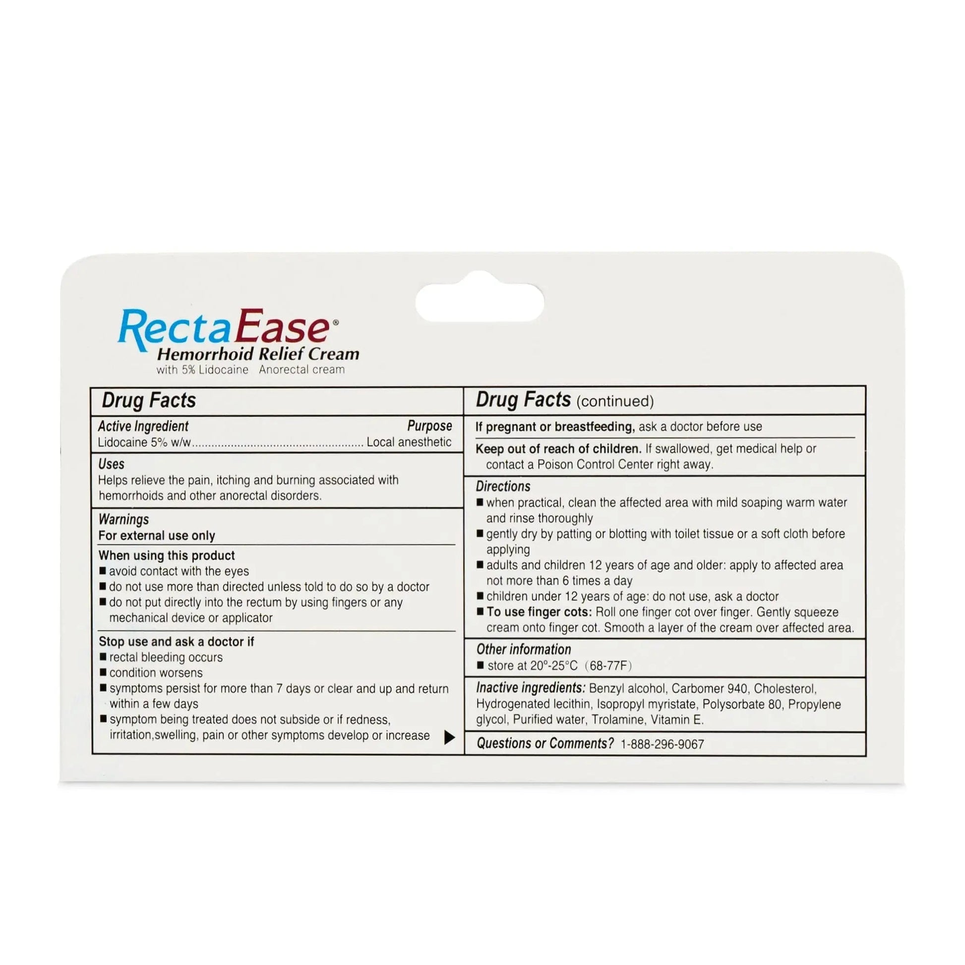 RectaEase (2 Pack) 5% Lidocaine Hemorrhoid Relief Cream 1 oz Tube, Anorectal Cream, Rapid Numbing Relief, Hemorrhoid Treatment from Itch and Burn RectaEase buy supplements canada