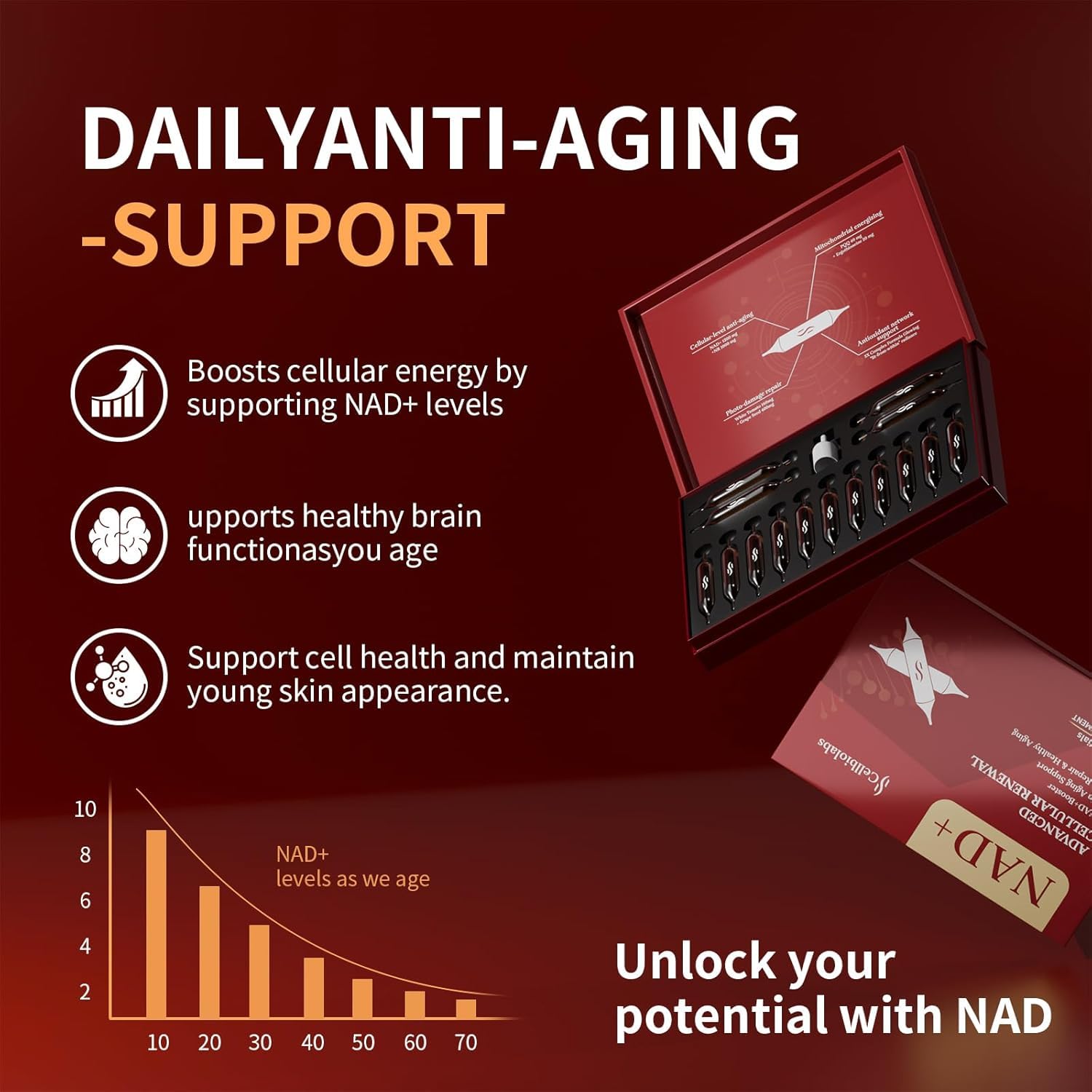 Cellbiolabs NAD Liquid Supplement 1200mg – Advanced Cellular Energy & Renewal Support – Fast-Absorbing NAD Formula for Focus, Vitality & Daily Wellness – Clean Natural Flavor, 15 Servings Cellbiolabs buy supplements canada