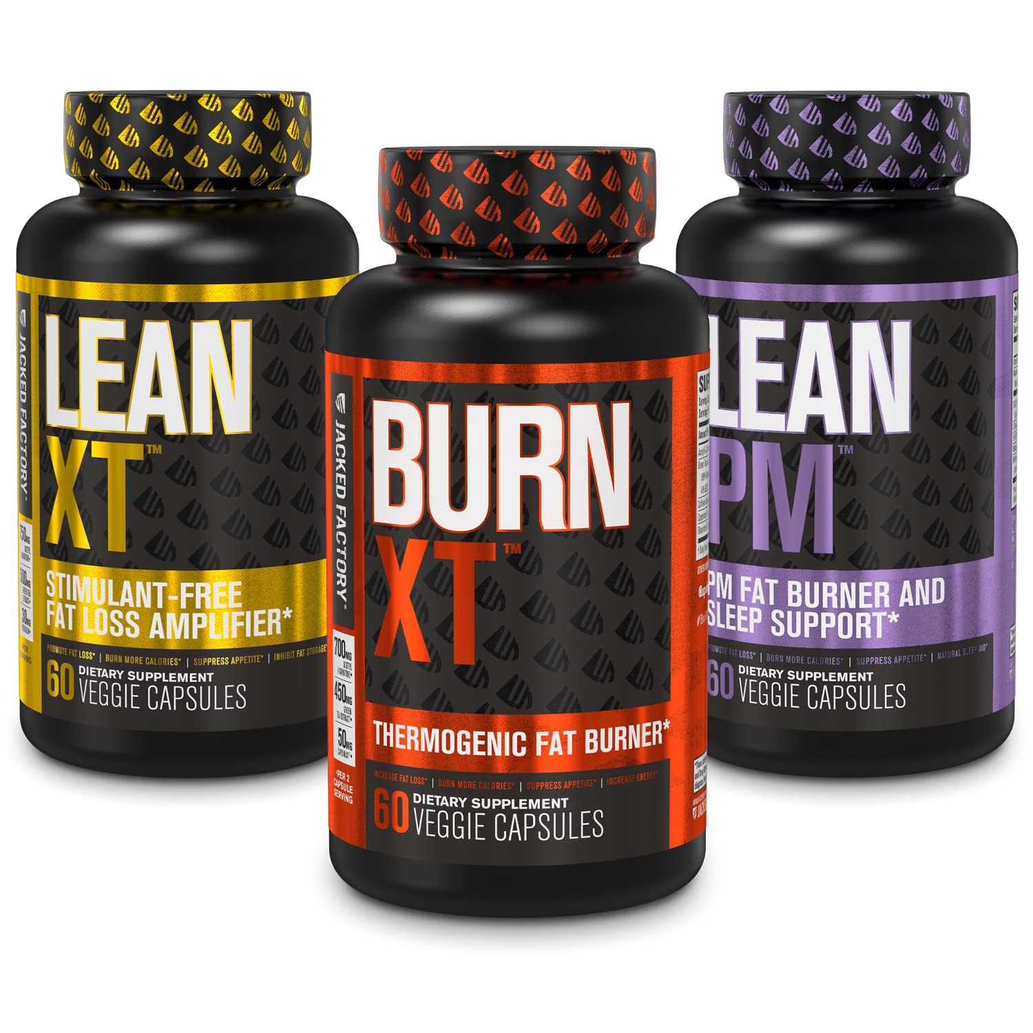 Burn-XT Thermogenic Fat Burner, Lean PM Nighttime Fat Burner & Sleep Aid Jacked Factory buy supplements canada