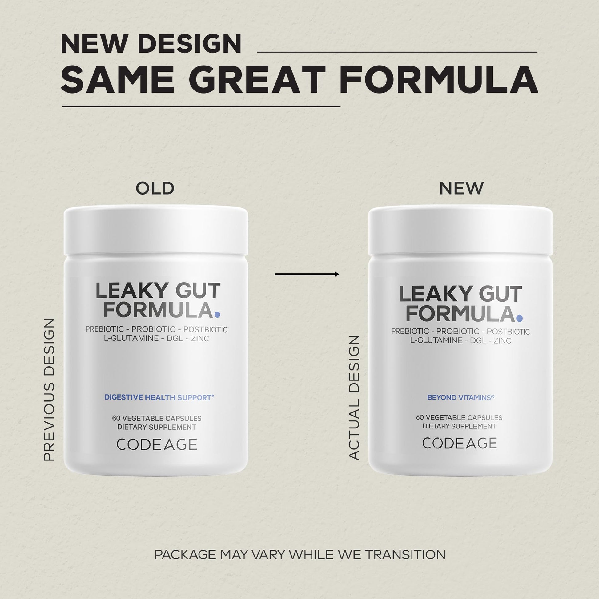 Codeage Leaky Gut Supplement, L-Glutamine, N-Acetylglucosamine, Probiotic, Butyric Acid, Polyphenols, Quercetin, DGL, Marshmallow Root, Berberine, BioPerine Codeage buy supplements canada
