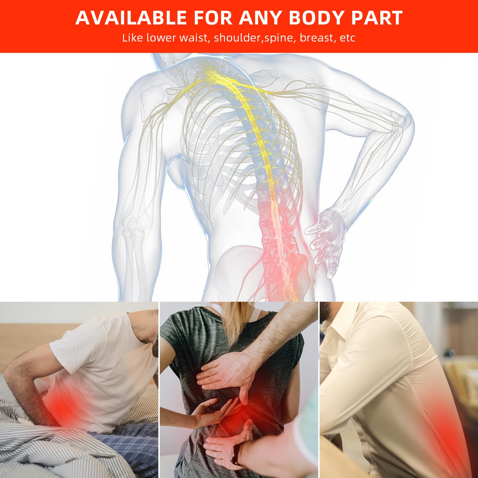 Red Light Therapy Infrared Light Therapy Pad for Body Pain NIR Deep Therapy for Back Knee Hands bonodave buy supplements canada