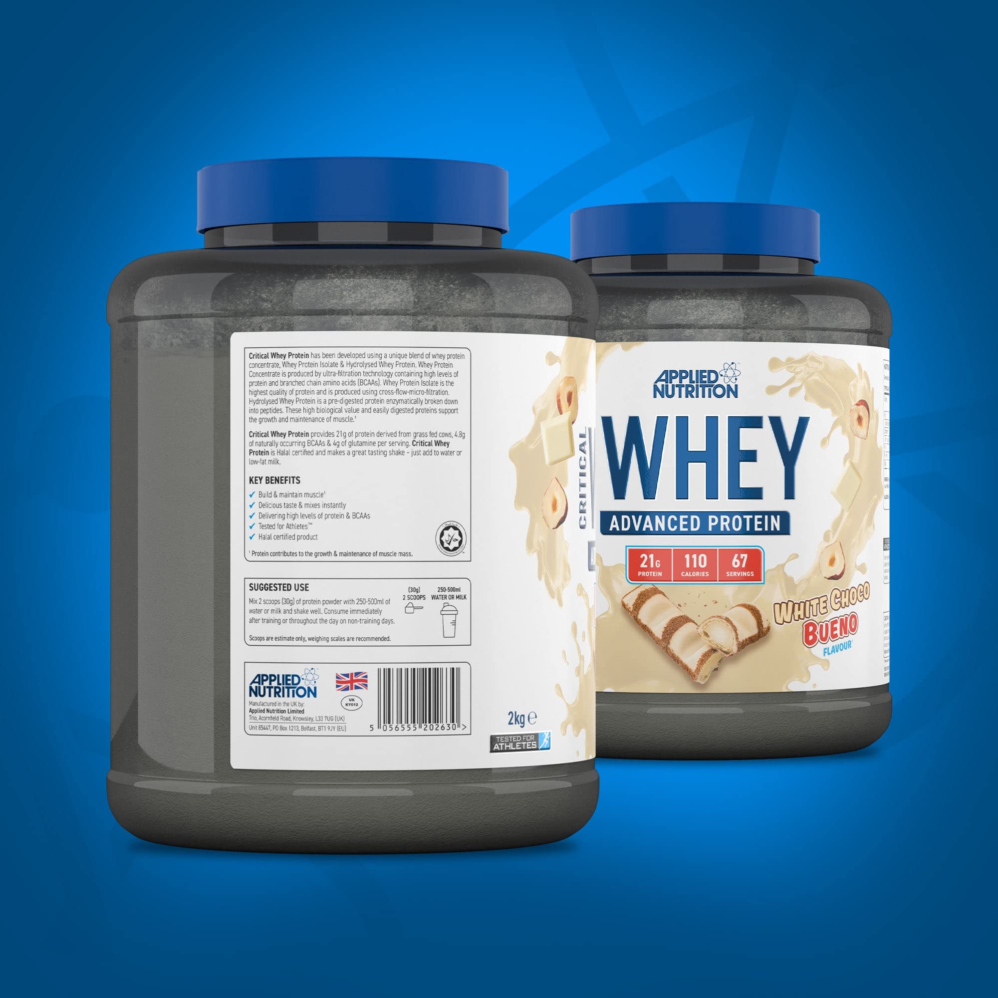 Applied Nutrition Critical Whey Protein Powder 2kg - High Protein Powder, Protein Milkshake Applied Nutrition buy supplements canada
