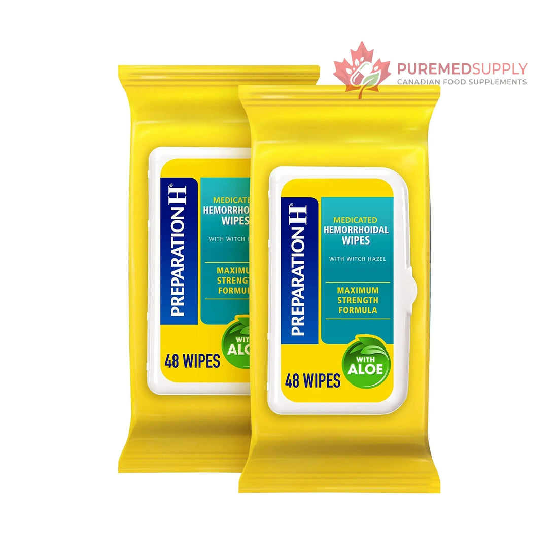 Preparation H Hemorrhoid Flushable Wipes with Witch Hazel for Skin Irritation Relief - 96 Count Preparation H buy supplements canada