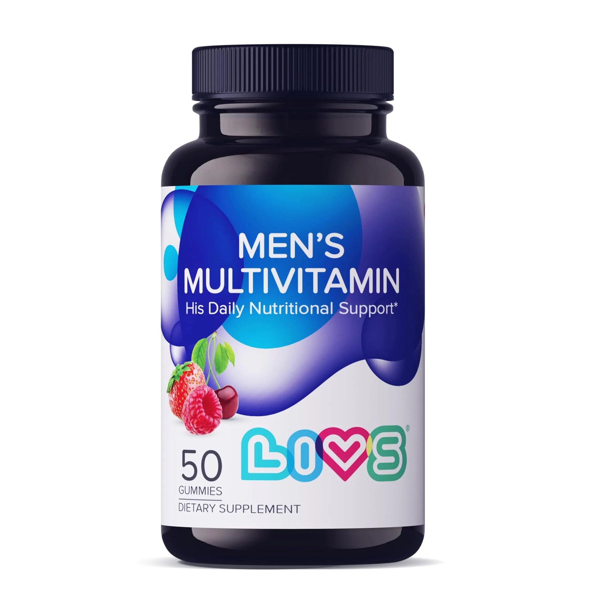 LIVS Men’s Multivitamins Gummies | Chewable Multivitamins for Men Health, Iron & Immune Support | Daily Vitamins with Zinc, Vitamin D3, B12, Biotin & More | LIVS buy supplements canada