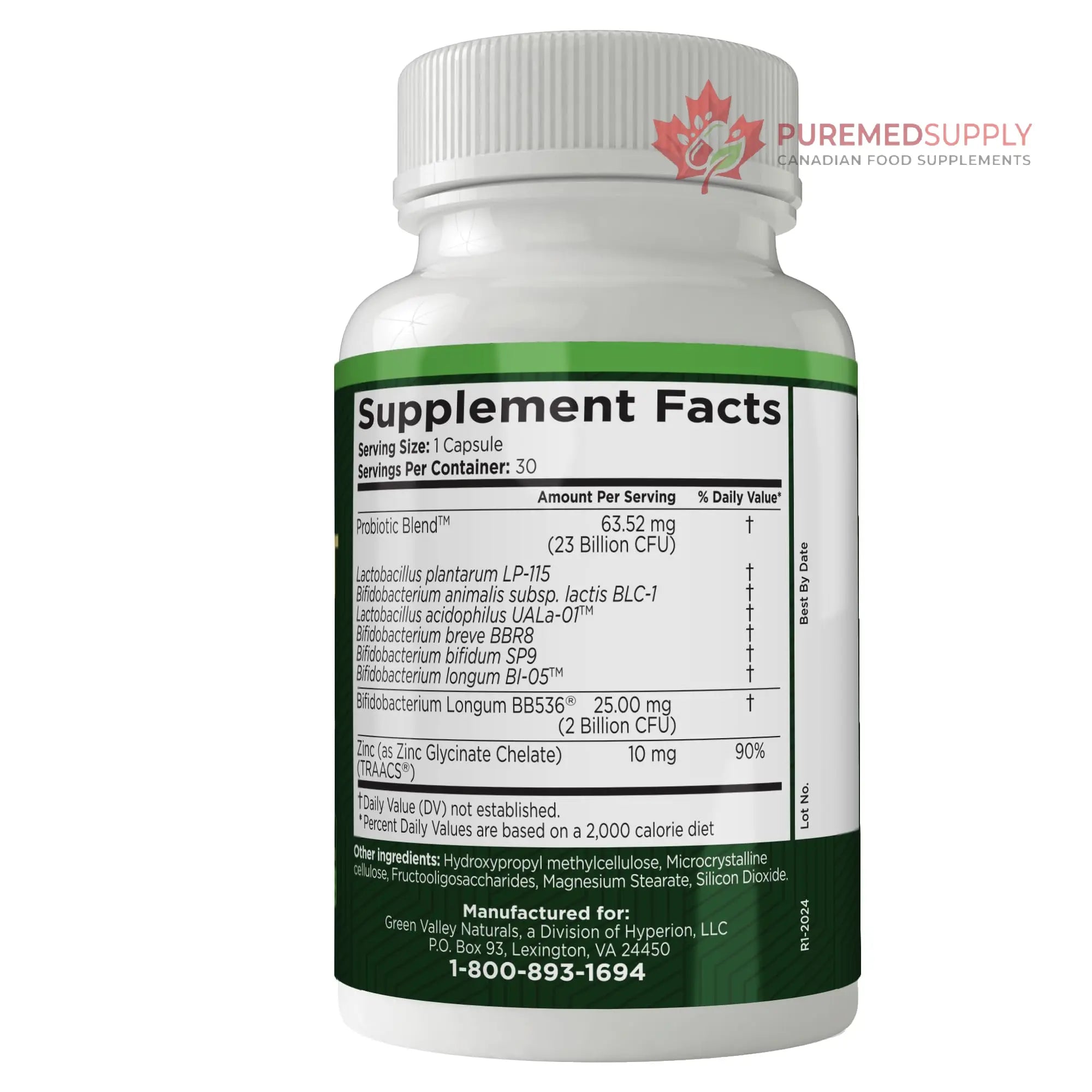 ComfortPro™ Daily Probiotics for Digestive Health | Constipation Relief & Bloating Support for Women & Men | Gut Cleanse with Zinc | Helps Reduce Gas & Promotes Digestive Regularity | Valley Formula GREEN VALLEY NATURALS buy supplements canada