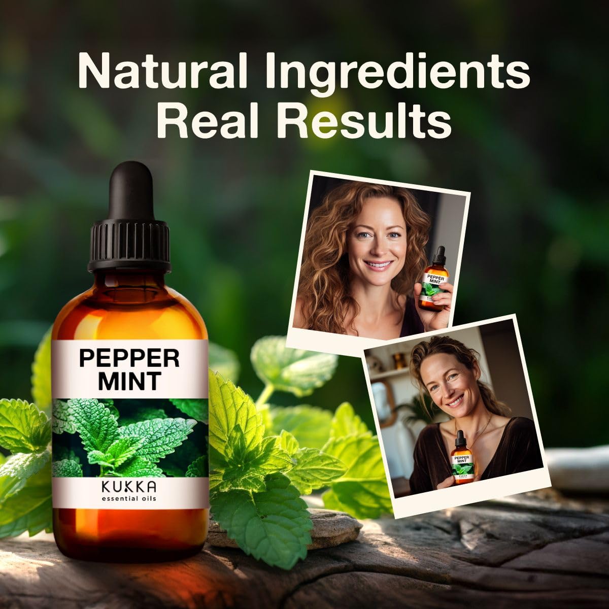 Kukka Peppermint Oil for Hair - Natural Mint Essential Oils - Premium Grade Natural Peppermint Essential Oil KUKKA essential oils buy supplements canada