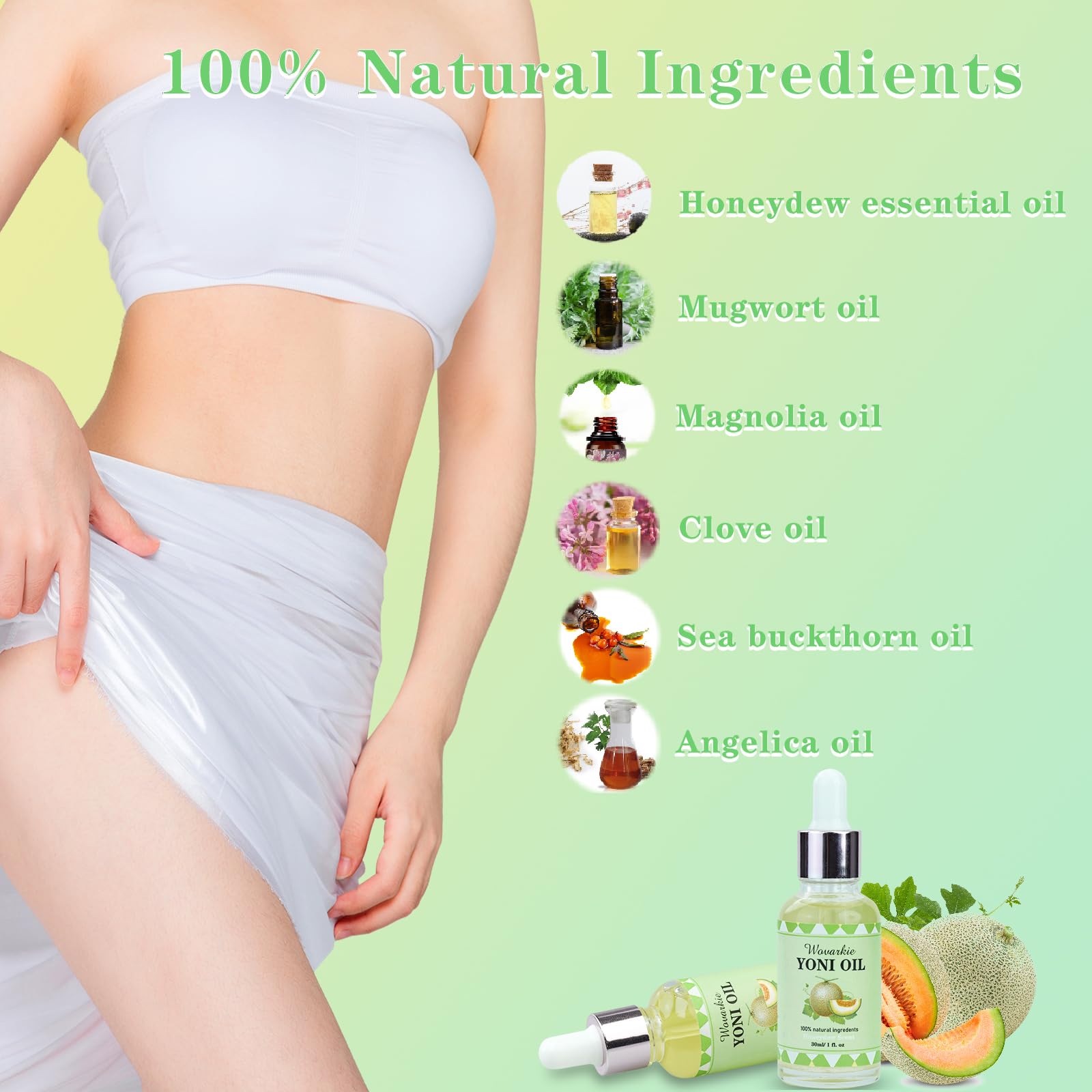 2 Packs Yoni Oil for Women, 1 fl oz/30 ml Feminine Oil Intimate Deodorant for Women, Restores Ph Wovarkie buy supplements canada
