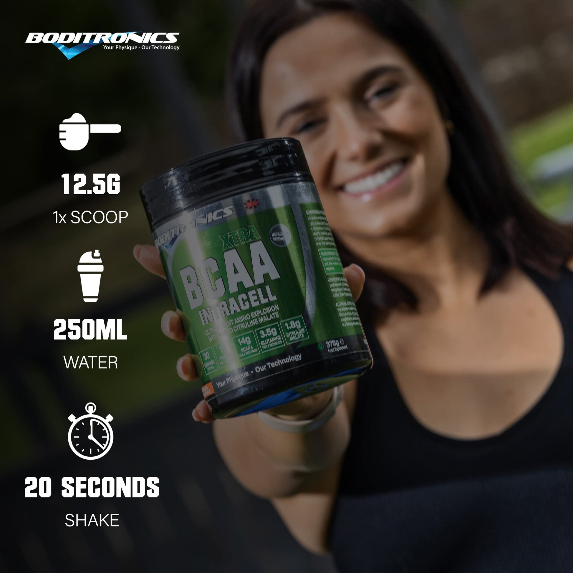 Boditronics BCAA Intracell Xtra Intra Workout Protein Powder, Branched Chain Amino Acid Supplement Boditronics buy supplements canada