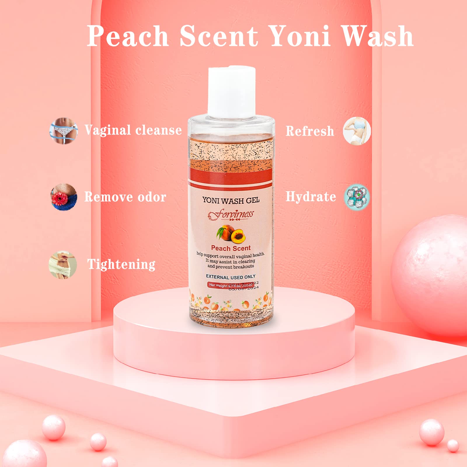 forvirness Feminine Wash & Natural Yoni Oil Set - Cleanse, Remove Odor, pH Balance for Women forvirness buy supplements canada