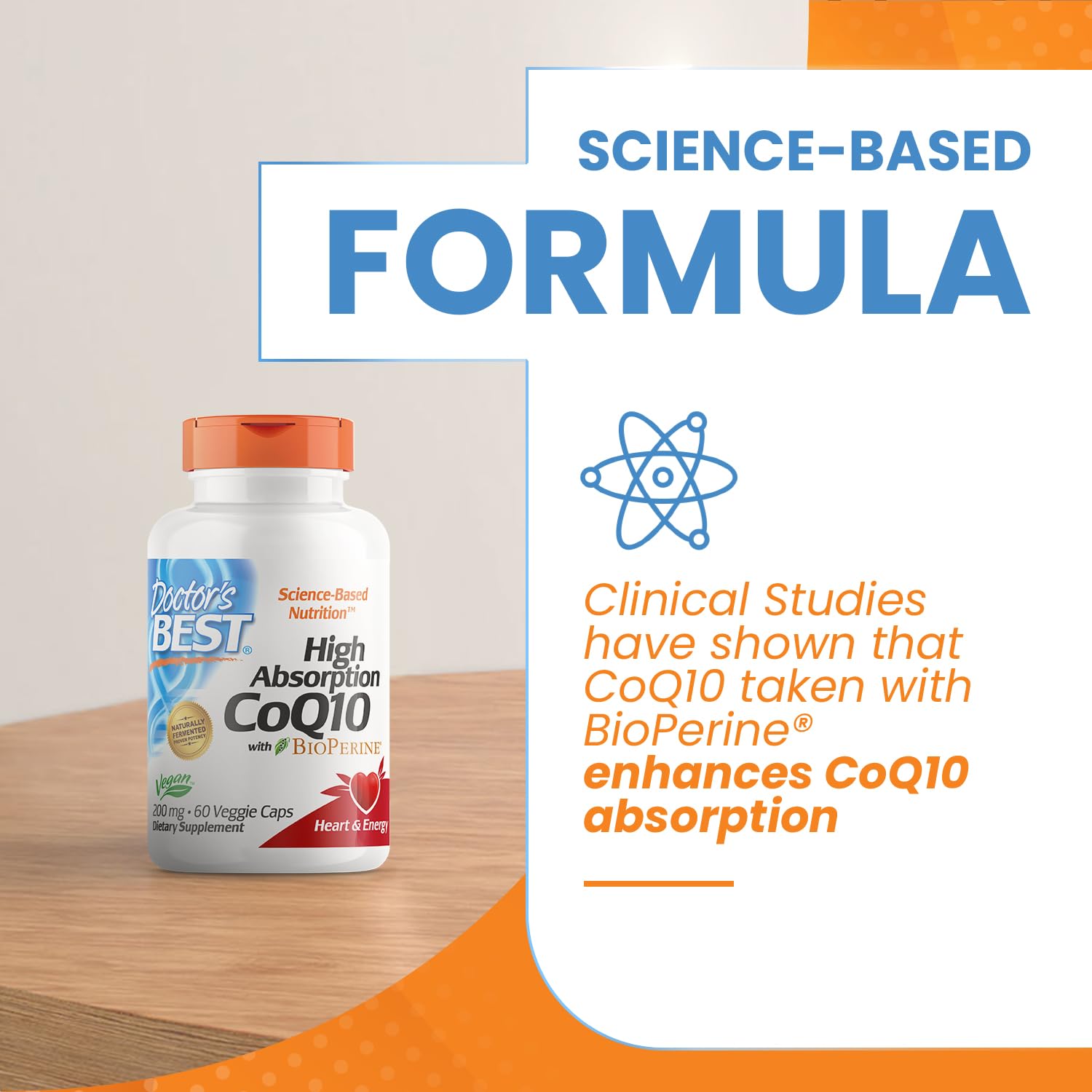 Doctor's Best High Absorption CoQ10 with BioPerine Gluten Free Naturally Fermented Doctor's BEST buy supplements canada