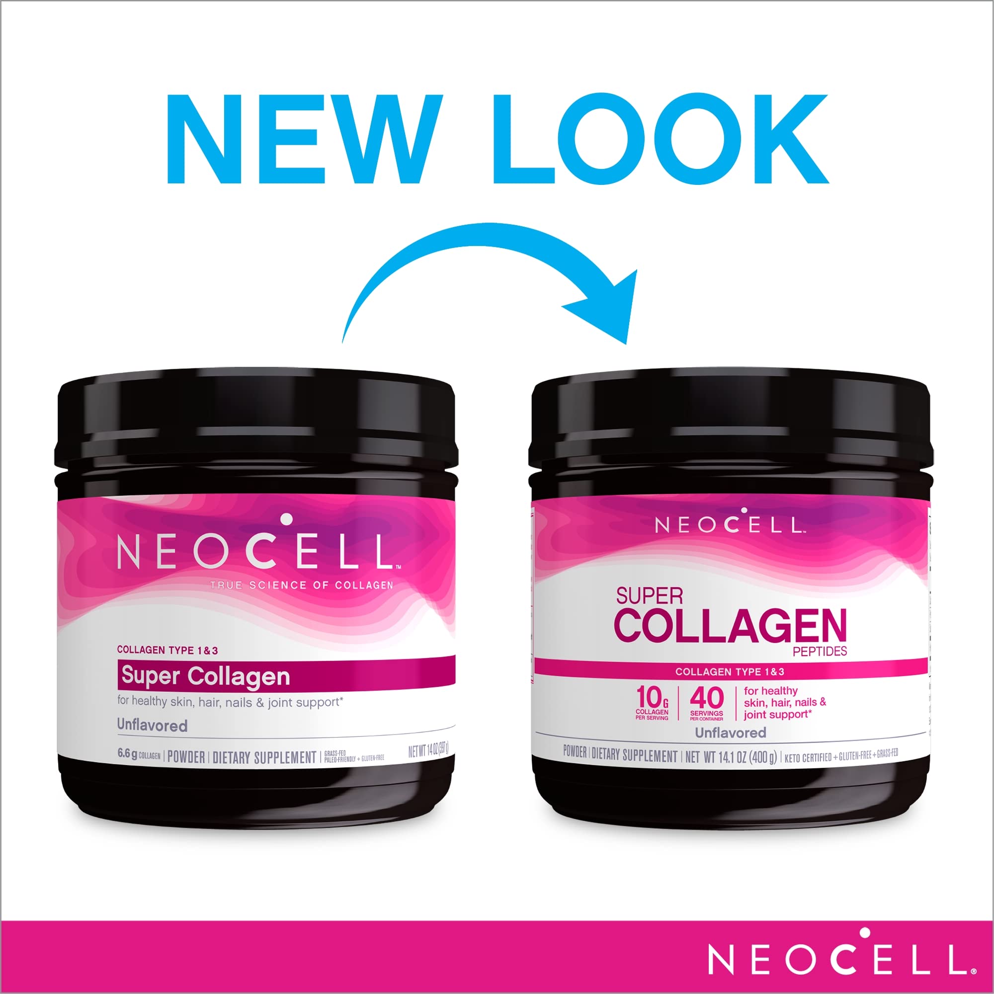 NeoCell Super Collagen Powder, 10g Collagen Peptides per Serving & Super Collagen NeoCell buy supplements canada