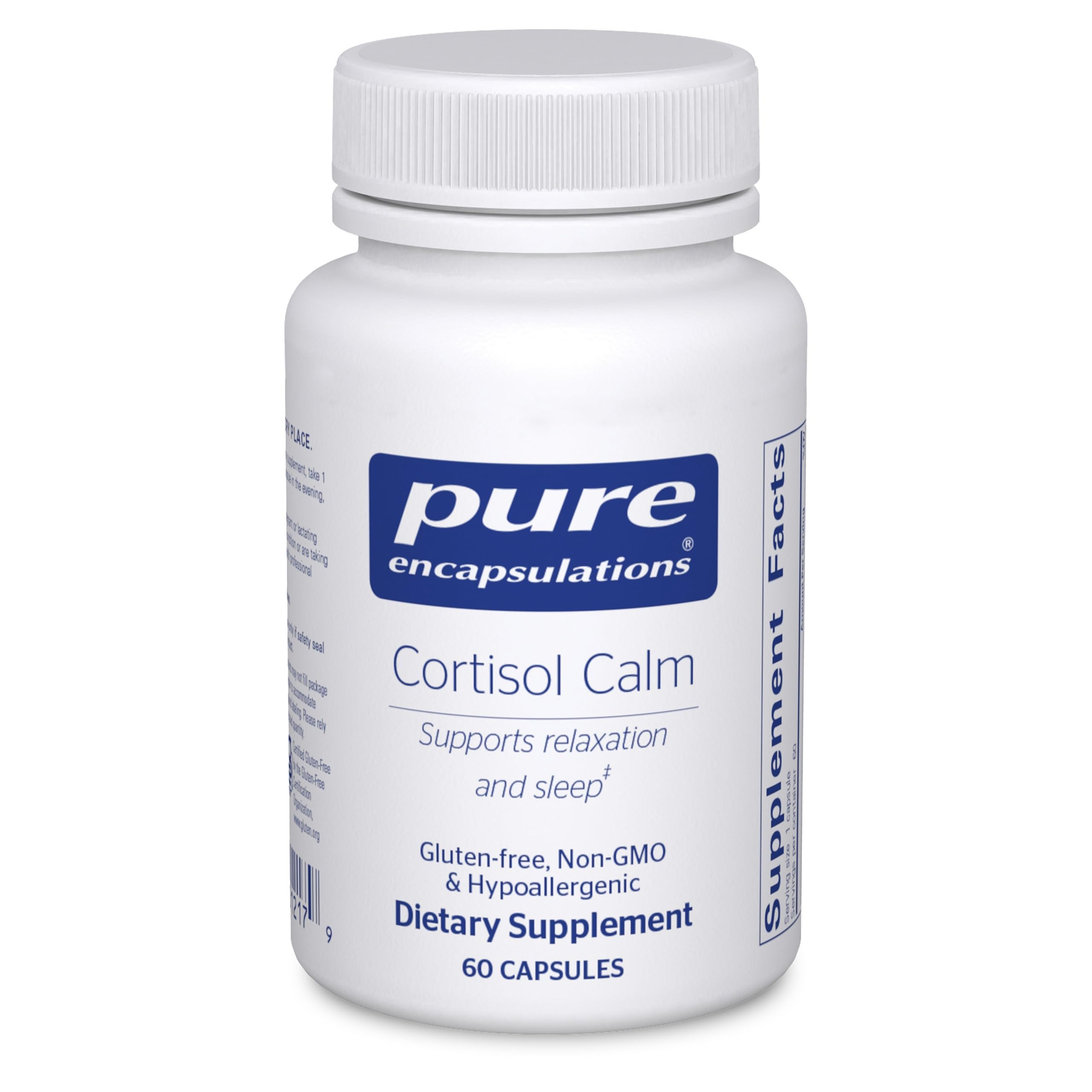 Pure Encapsulations Cortisol Calm - Supports Cortisol Health & Relaxation - Contains Ashwagandha & L-Theanine - Restful Sleep - 60 Capsules Pure Encapsulations buy supplements canada