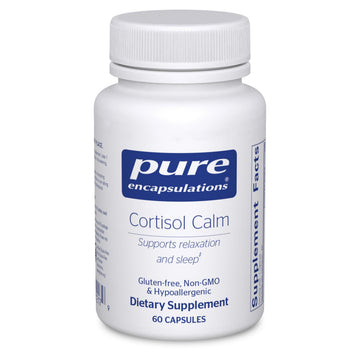 Pure Encapsulations Cortisol Calm - Supports Cortisol Health & Relaxation - Contains Ashwagandha & L-Theanine - Restful Sleep - 60 Capsules Pure Encapsulations buy supplements canada