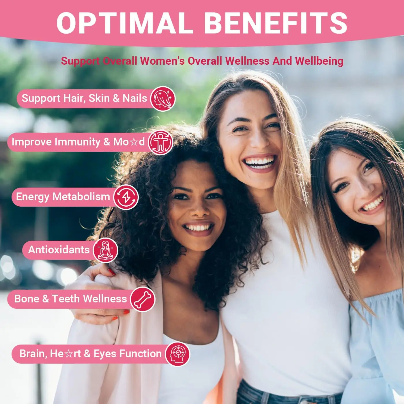 Wiszeen Sugar Free Methylated Multivitamin for Women Gummies, Biotin, Collagen, Calcium, Magnesium, Inositol, Folate, Iron, Vitamin A, C, D, E Wiszeen buy supplements canada
