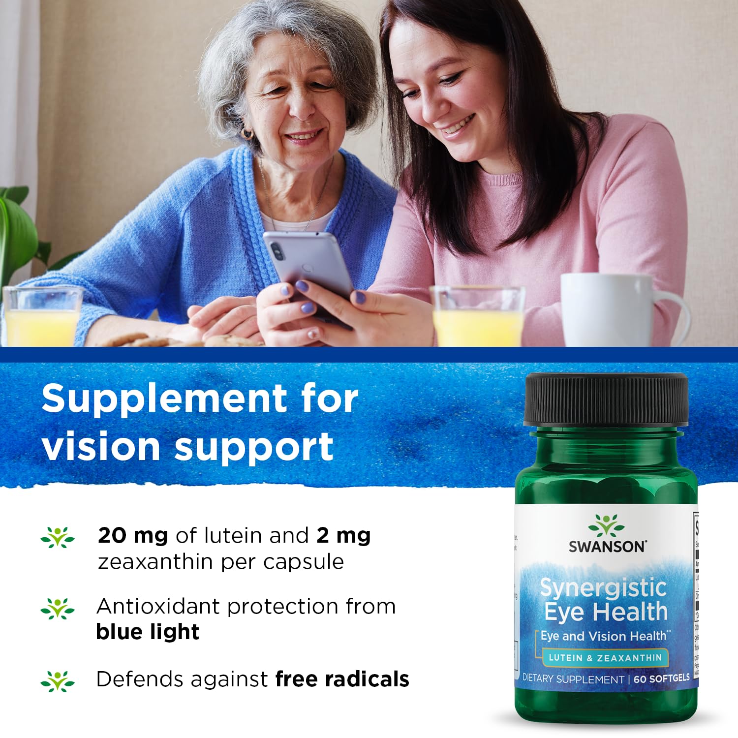 Swanson Synergistic Eye Health - Lutein and Zeaxanthin Supplement Swanson buy supplements canada
