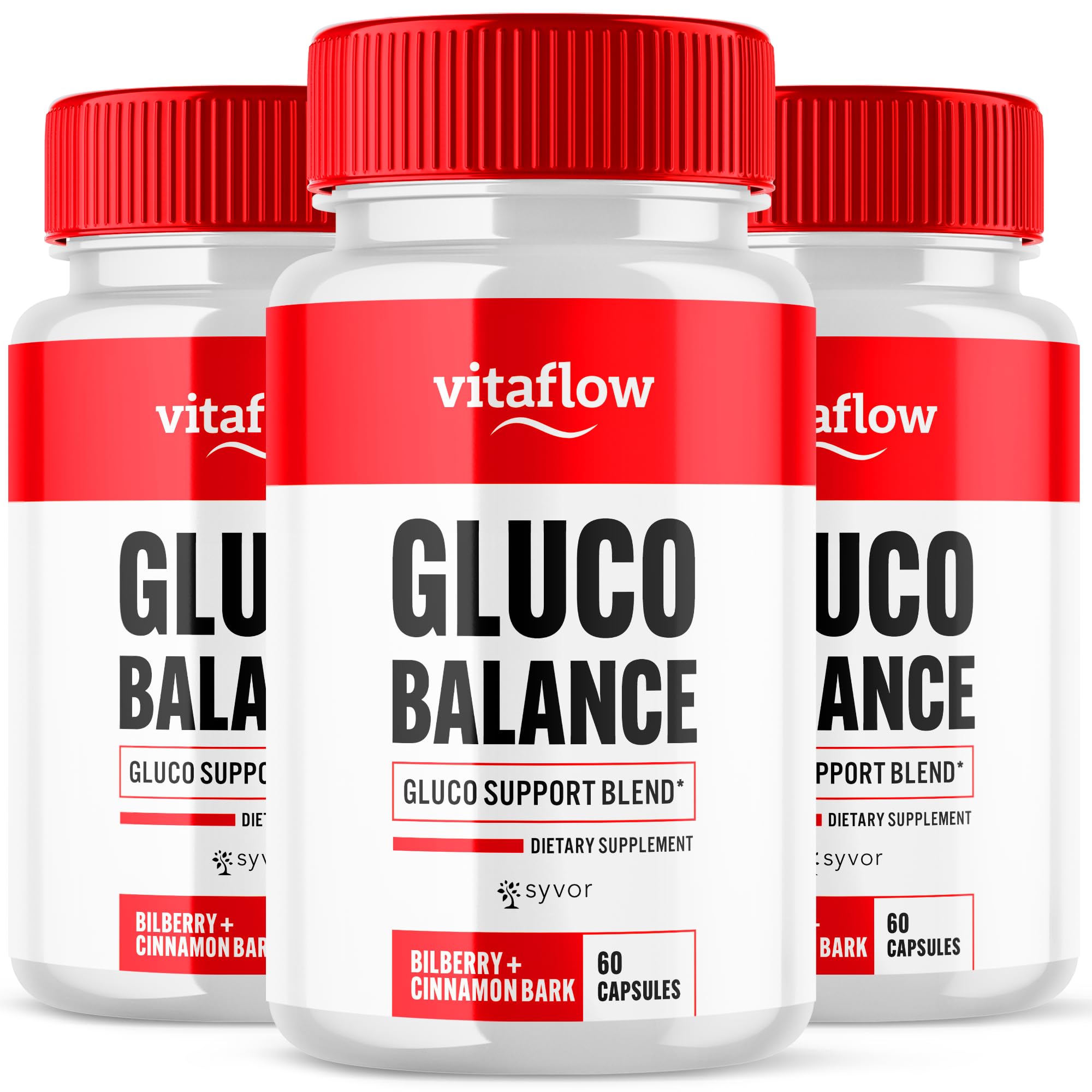 (3 Pack) Vitaflow Balance Support Supplement Capsules, Official VitaFlow Support Supplements Pills with All Natural Premium Ingredients, Vita Flow Advanced Glyco Balance for Men & Women (180 Capsules) Syvor buy supplements canada