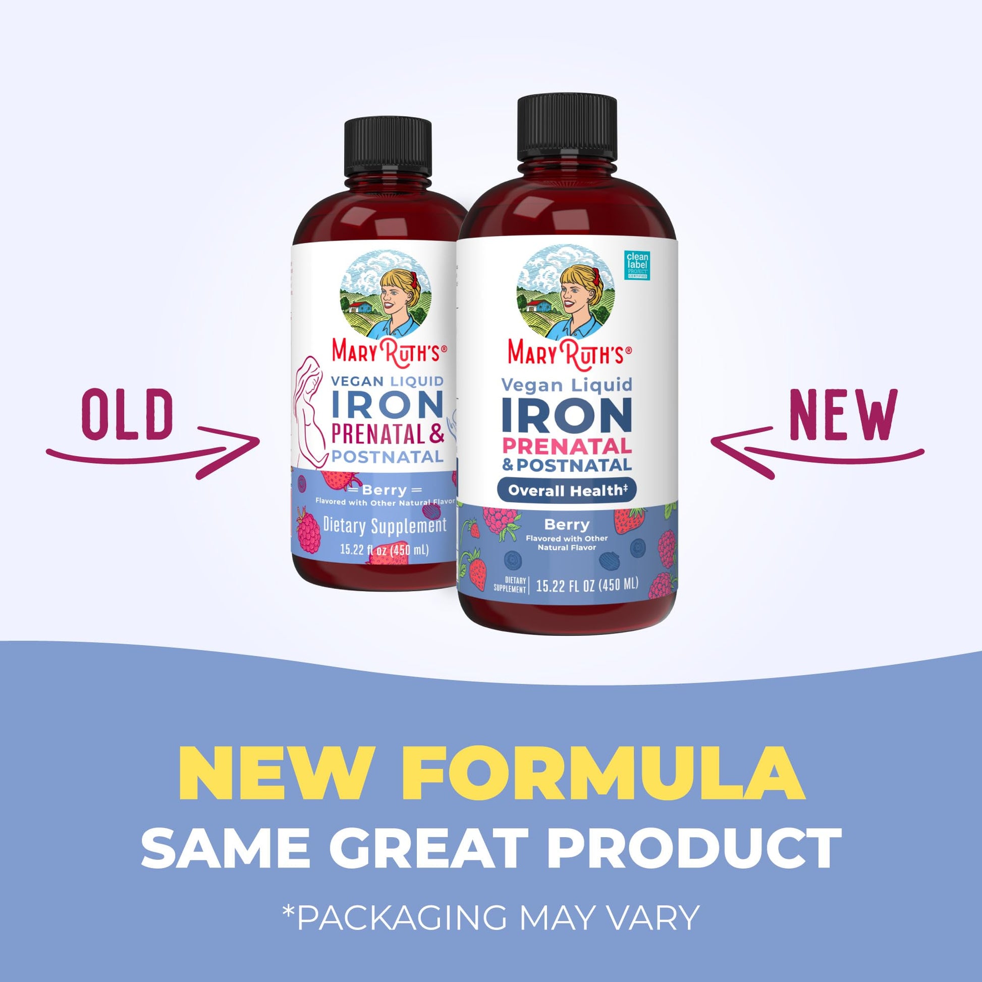 MaryRuth Organics | Liquid Iron Supplement Prenatal & Postnatal for Pregnant & Lactating | Iron Deficiency | Immune Support | Sugar/Gluten Free | Vegan | Non-GMO | 15.22 Fl Oz MARYRUTH'S buy supplements canada