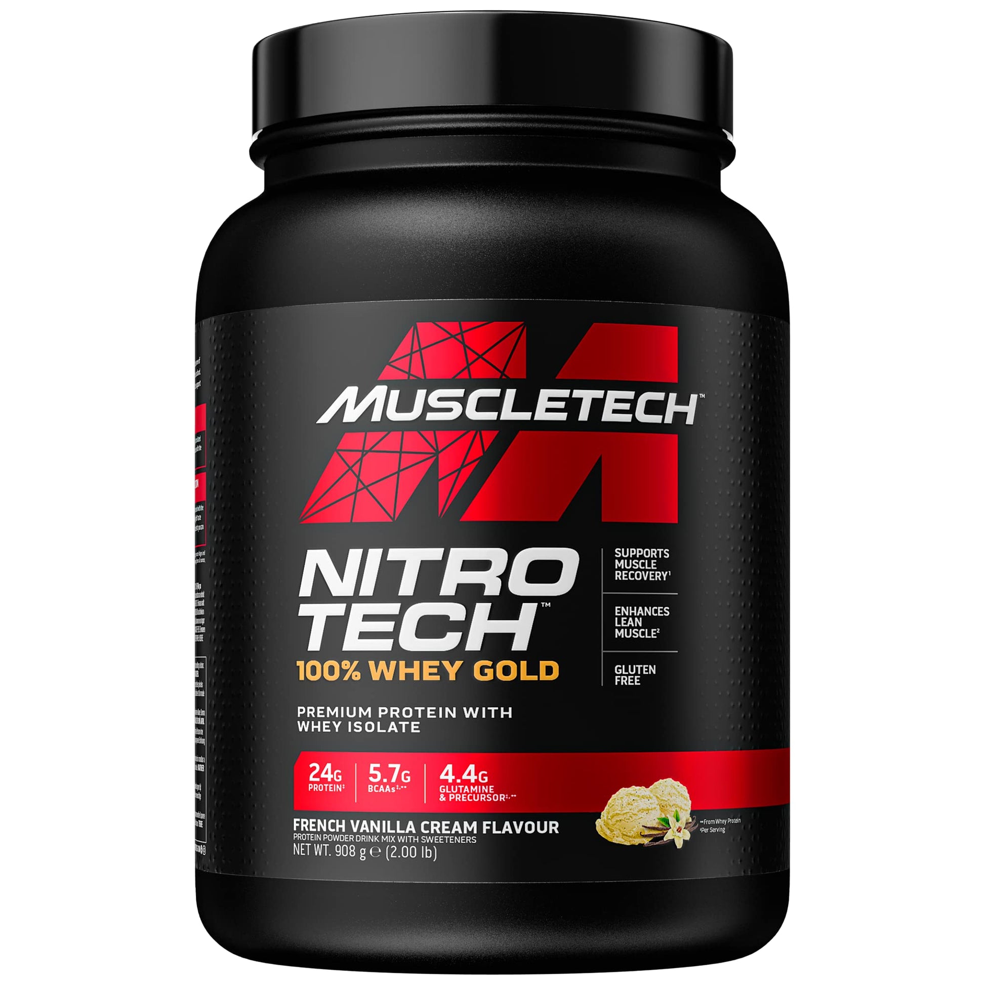 MuscleTech NitroTech 100% Whey Gold Protein Powder, Build Muscle Mass, Whey Isolate Protein Powder Muscletech buy supplements canada