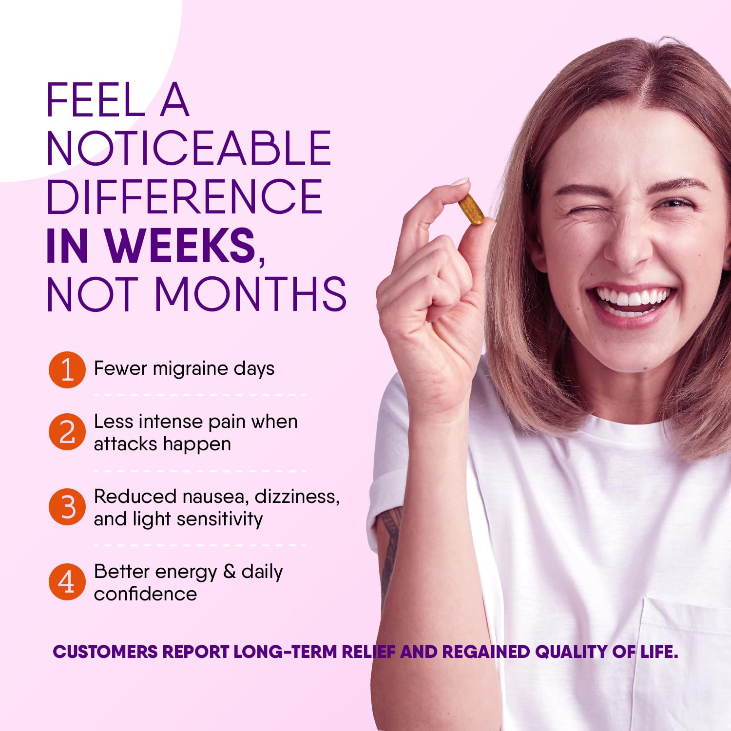 Doctor Knowles Migraine Supplement |Complete Natural Migraine Prevention & Relief Pills with Magnesium, 5-HTP, Feverfew, Riboflavin & Organic Blend |Caffeine Free, Extended-Release Tablets (60 Units) DR. KNOWLES buy supplements canada